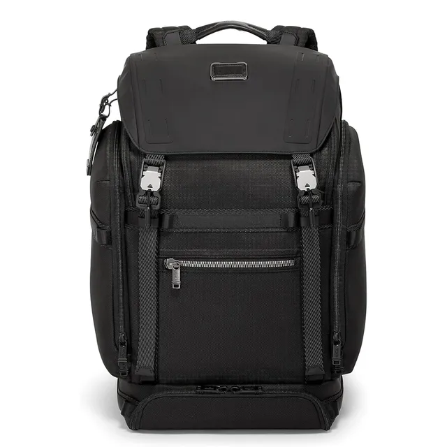 tumi-alpha-bravo-expedition-flap-backpack-black-large-carry-on-travel-backpack-f image 1