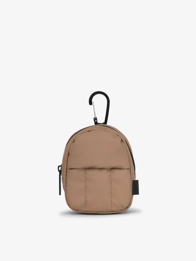 calpak-luka-backpack-zip-bag-charm-water-resistant-key-pouch-with-carabiner-and- image 1
