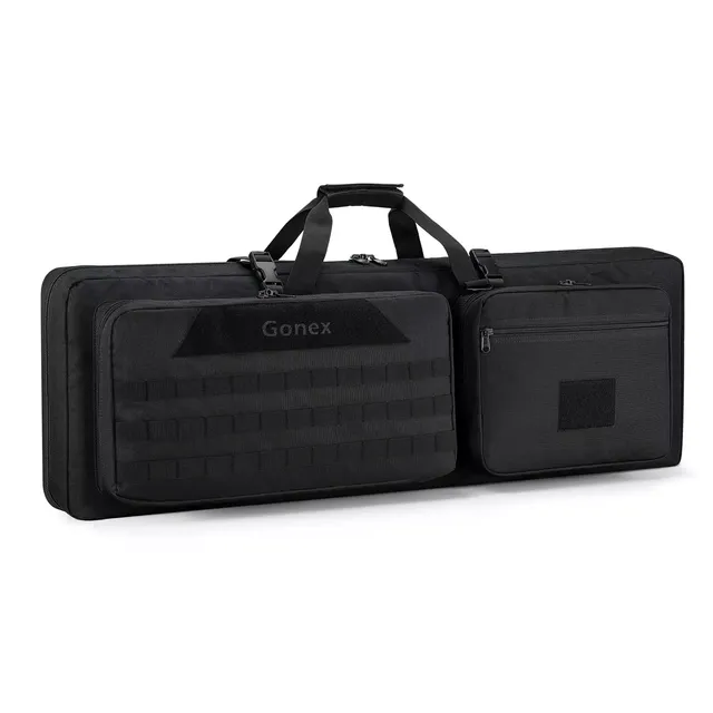 gonex-36-double-tactical-rifle-case-padded-dual-firearm-soft-gun-bag-with-divide image 1