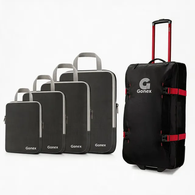 gonex-long-haul-flight-2-piece-set-30-rolling-duffle-bag-with-wheels-4-piece-com image 1