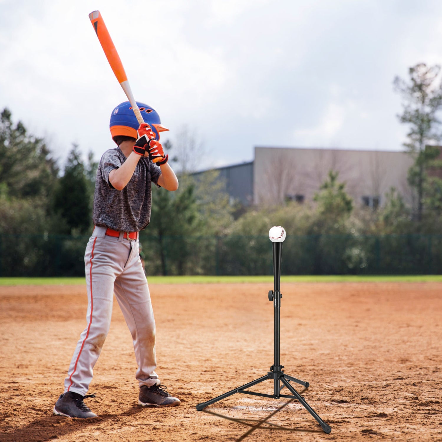 gonex-tripod-baseball-softball-batting-tee-adjustable-27-44-for-kids-youth-adult image 2