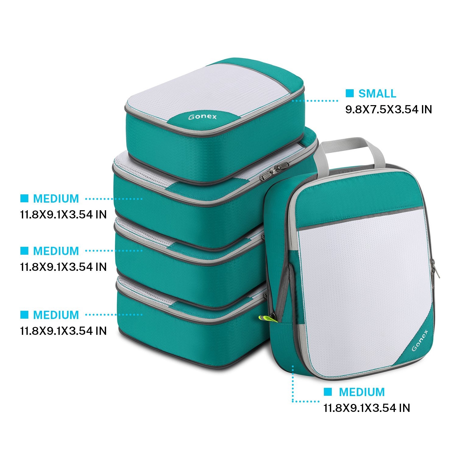 gonex-4m-1s-compression-packing-cubes-set-soft-nylon-mesh-top-space-saving-lugga image 5