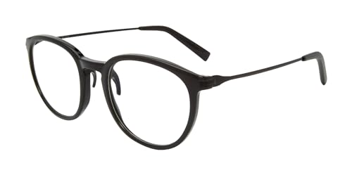 tumi-vtu801-unisex-reading-glasses-blue-light-blocking-round-eyewear-15mm-black image 4