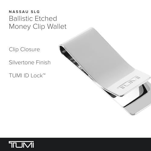 tumi-nassau-ballistic-etched-money-clip-silvertone-metal-wallet-for-men-and-wome image 8