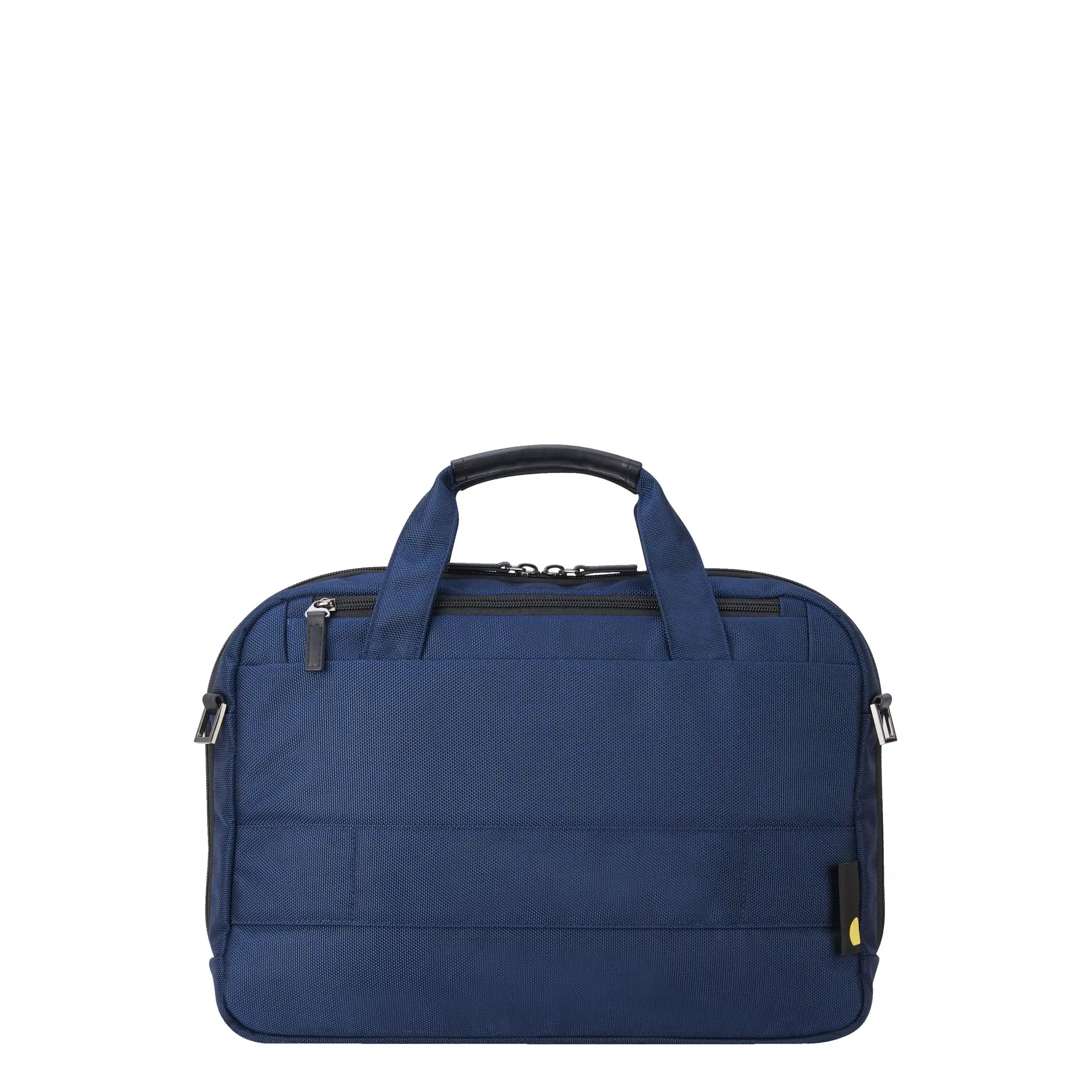 delsey-paris-wagram-briefcase-in-ballistic-nylon-with-leather-accents-rfid-prote image 5