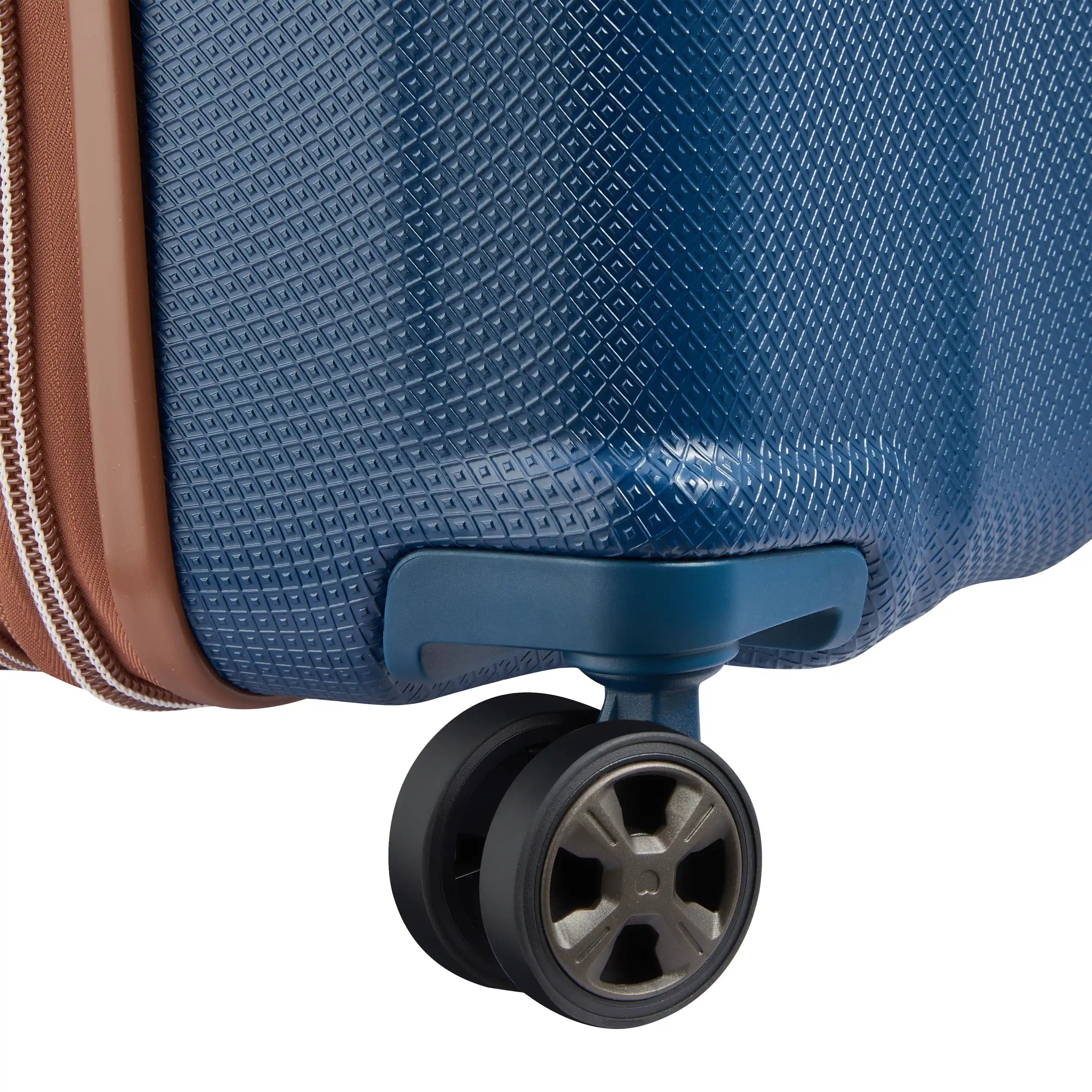 delsey-carrousel-large-expandable-spinner-checked-hardside-luggage-with-elastic- image 5