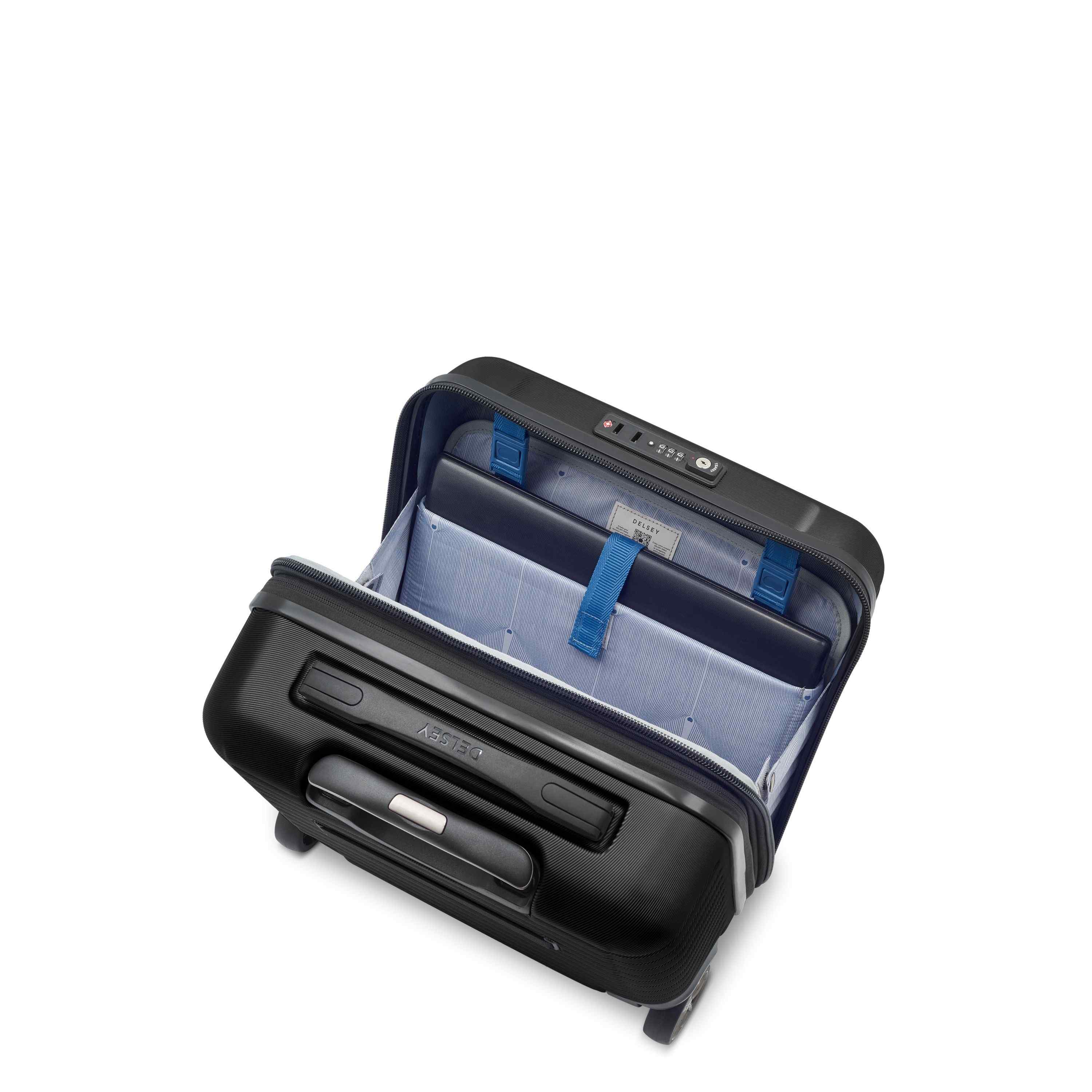 delsey-cruise-3-0-2-wheeled-underseater-luggage-lightweight-hardside-carry-on-wi image 3