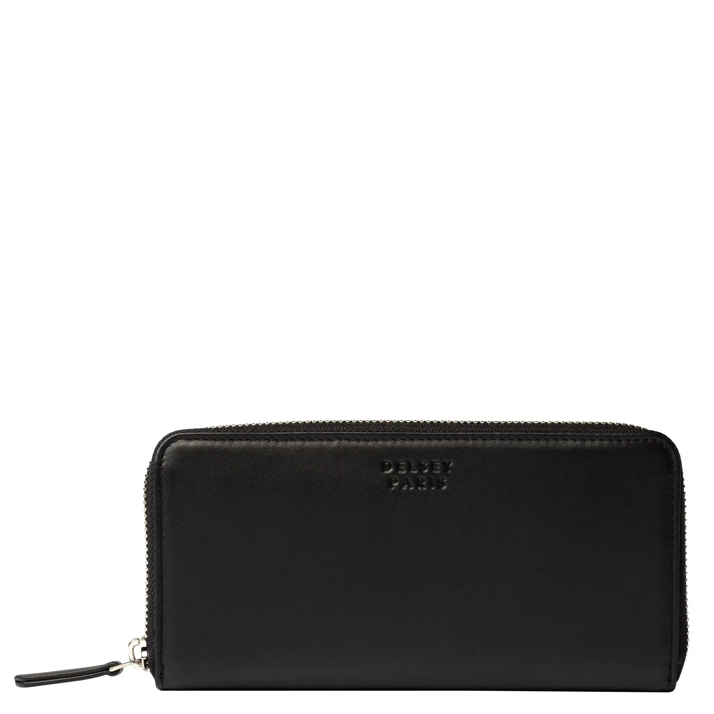 delsey-paris-the-leather-collection-zippered-wallet-genuine-leather-rfid-blockin image 3