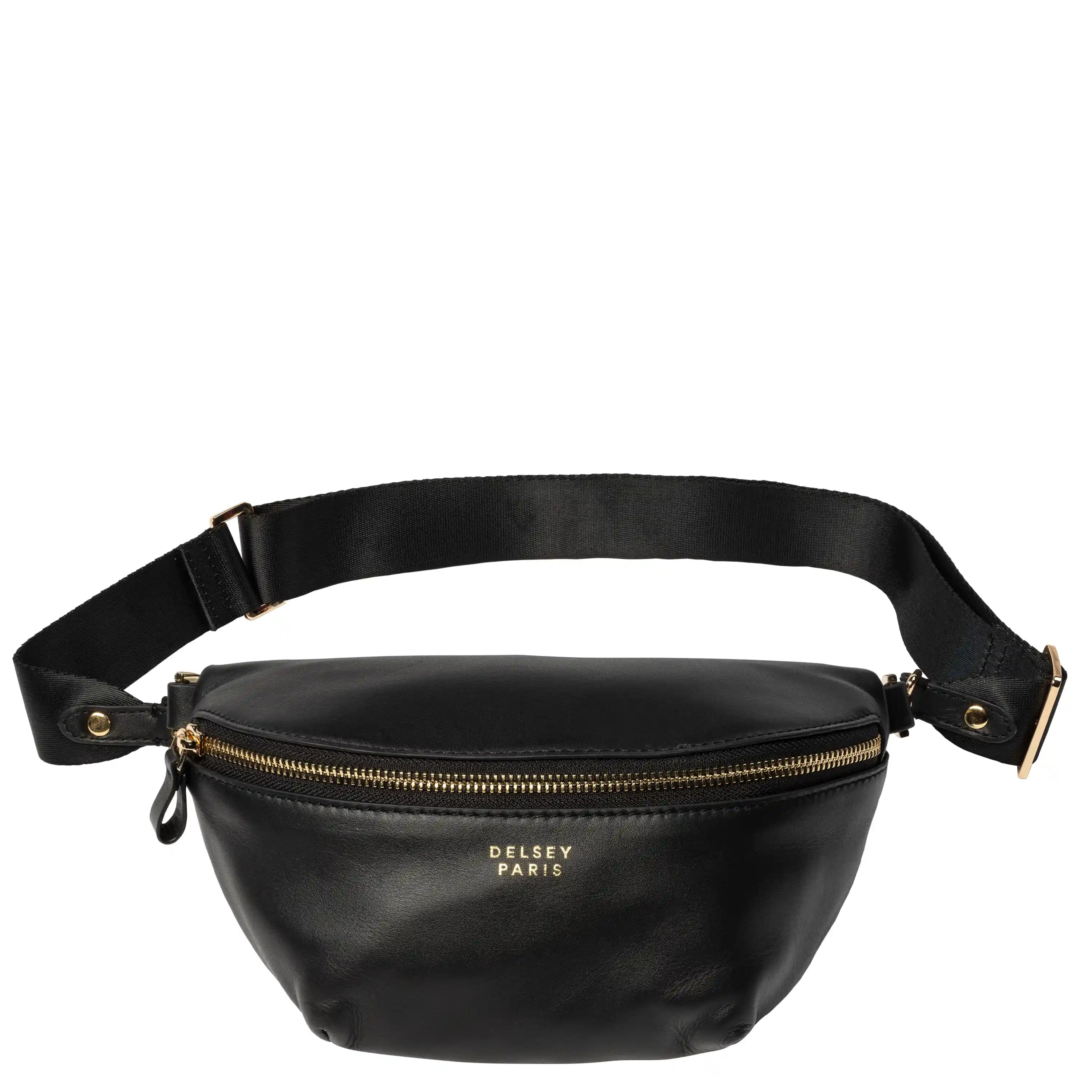delsey-the-leather-collection-leather-belt-bag-genuine-leather-waist-crossbody-b image 2