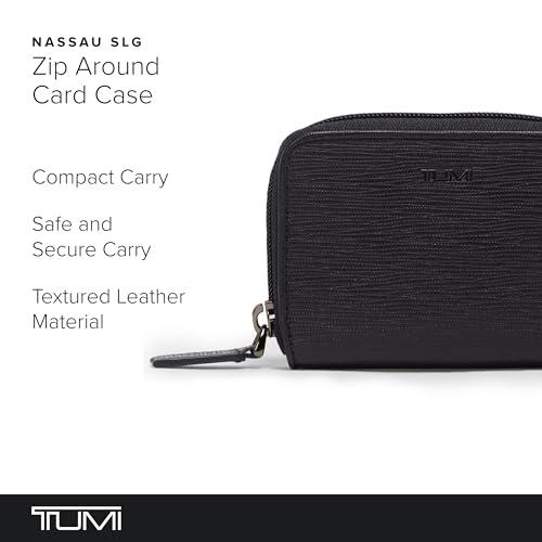 tumi-nassau-zip-around-leather-card-case-secure-black-card-wallet-for-men-women image 8