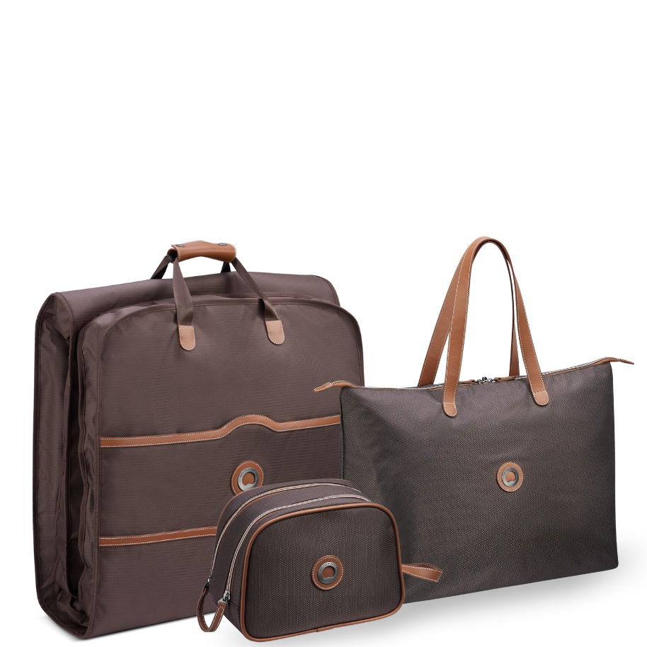 delsey-chatelet-air-2-0-on-the-go-kit-3-piece-travel-set-with-tote-toiletry-bag- image 2