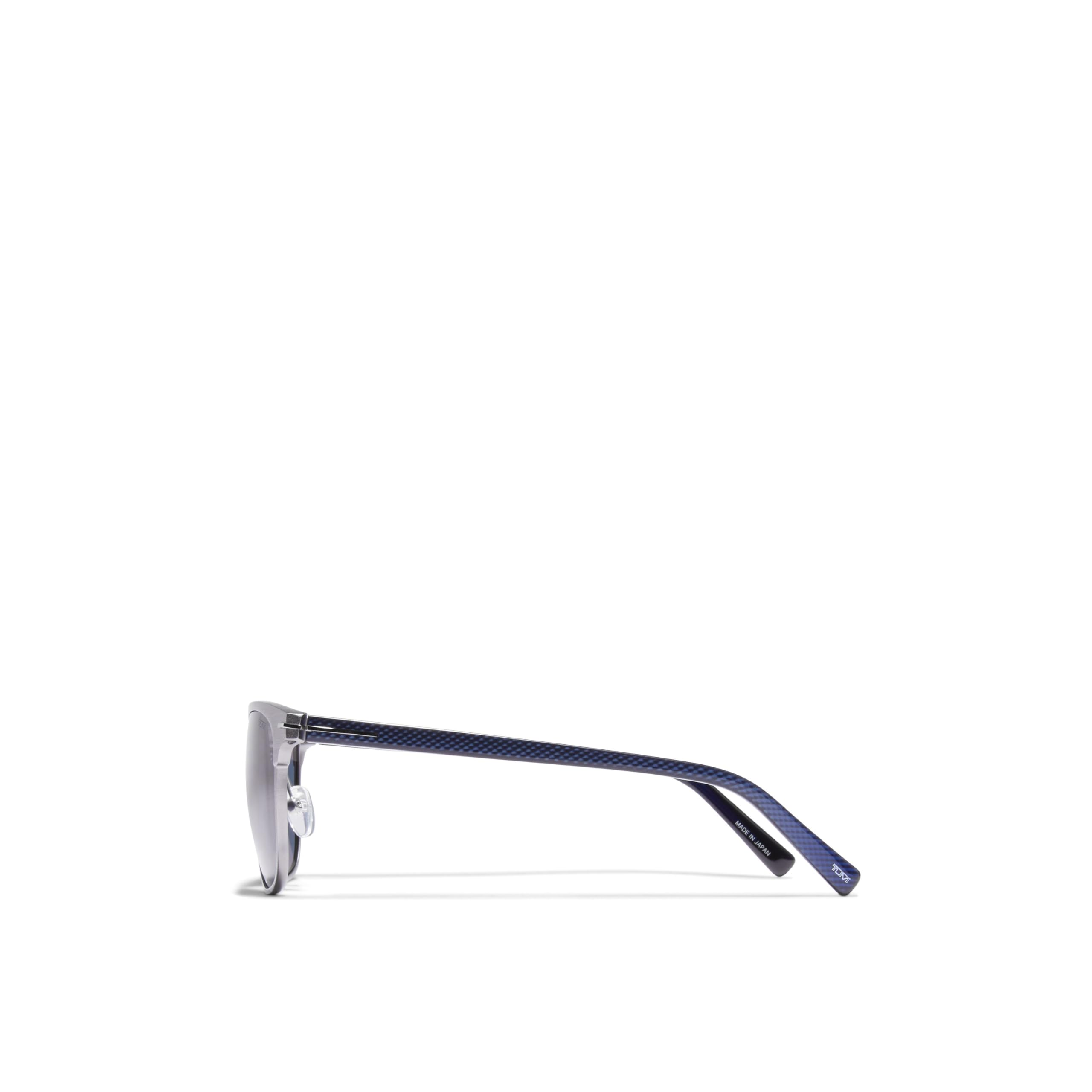 tumi-009-unisex-square-sunglasses-55mm-gunmetal-aluminum-frame-uv-protection-wit image 2