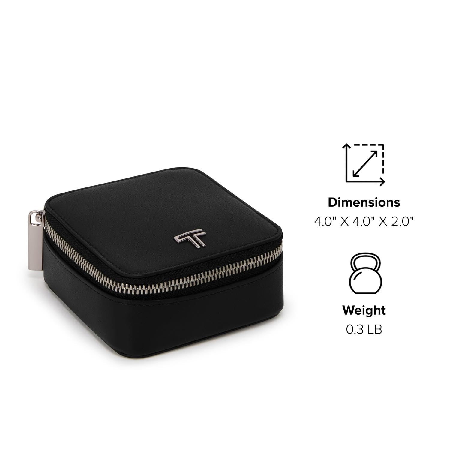 tumi-womens-jewelry-case-black-gunmetal-100-leather-travel-organizer-with-earrin image 7