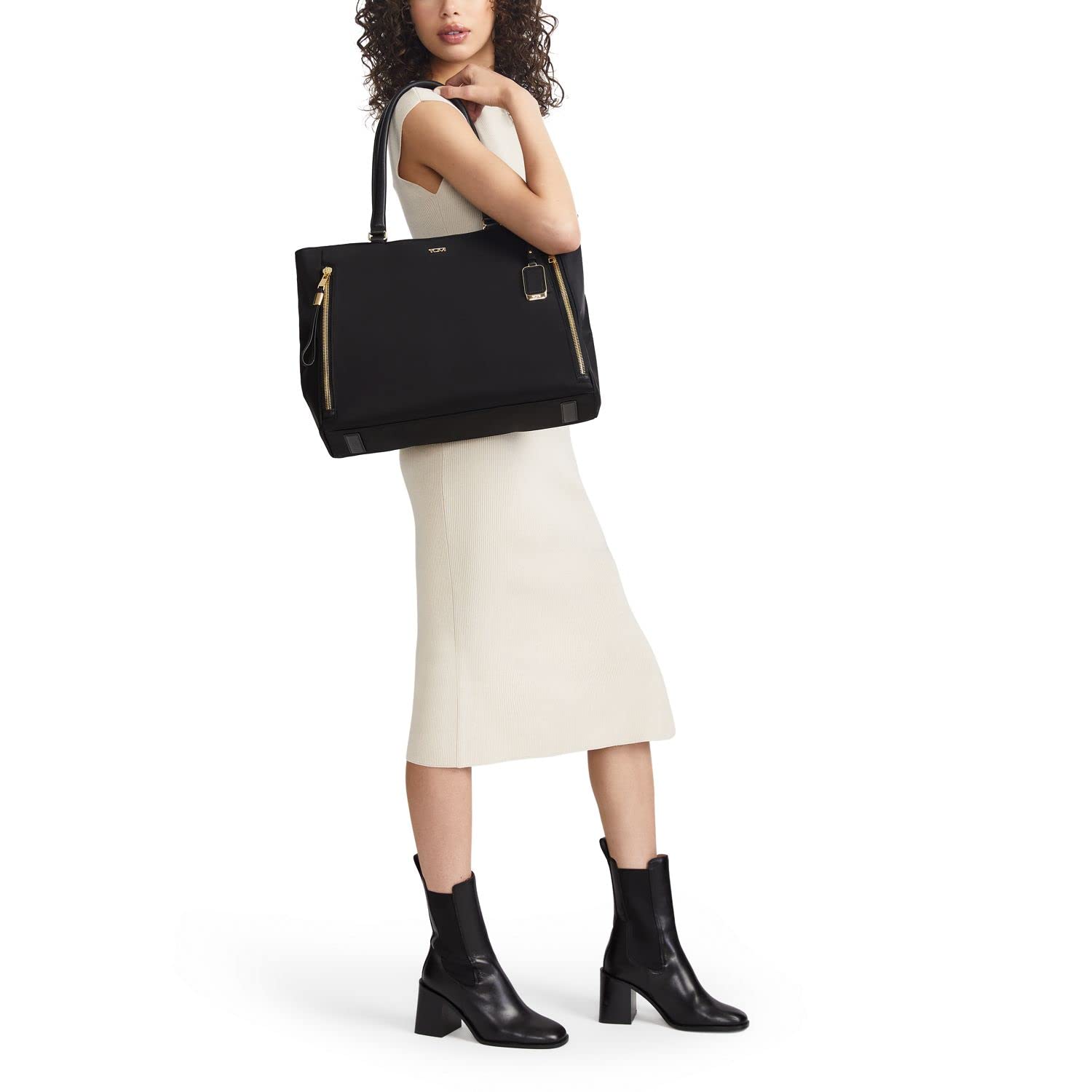 tumi-voyageur-valetta-tote-women-s-lightweight-nylon-carryall-bag-with-padded-la image 2