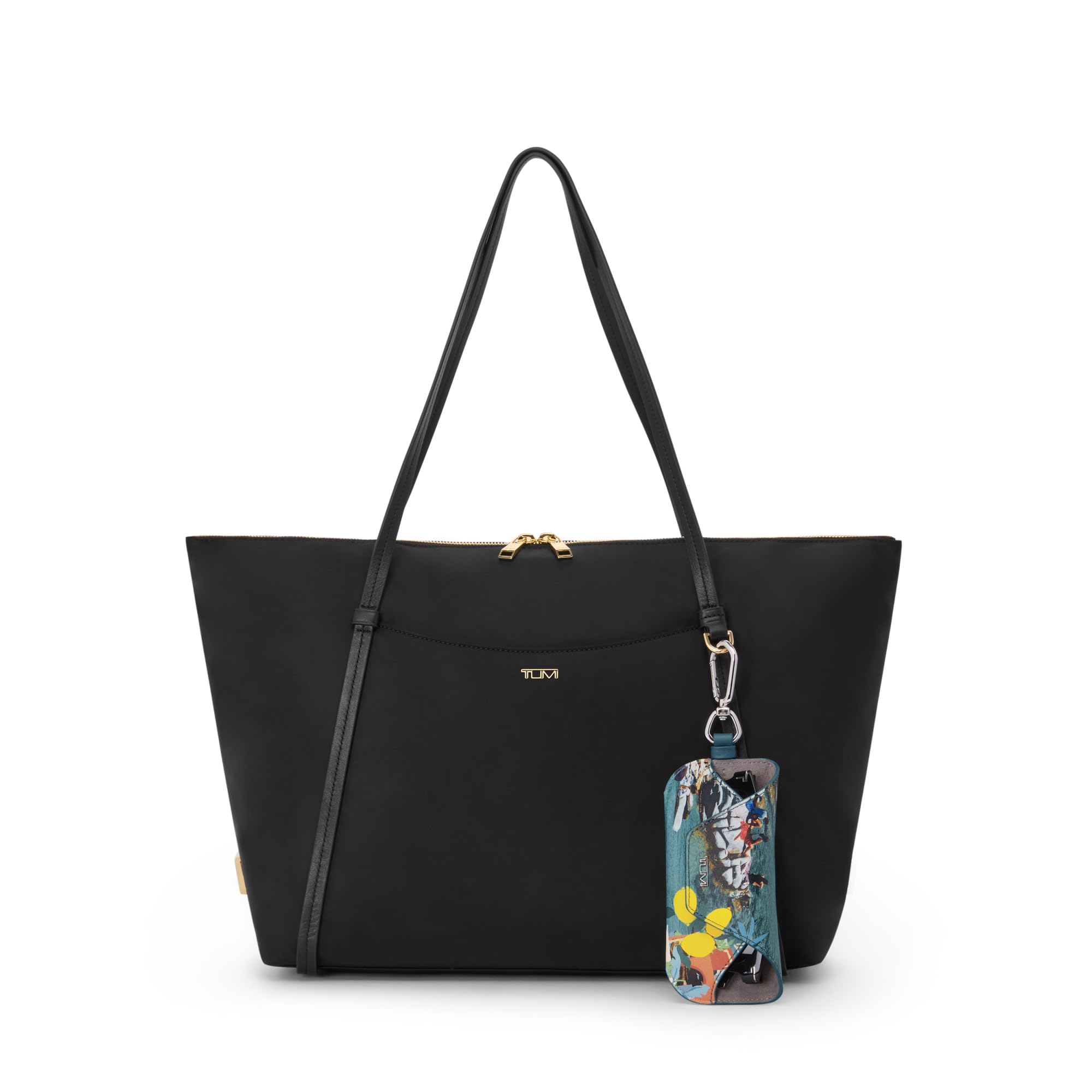 tumi-belden-sunglass-charm-with-pom-poms-clip-on-bag-accessory-holder image 3