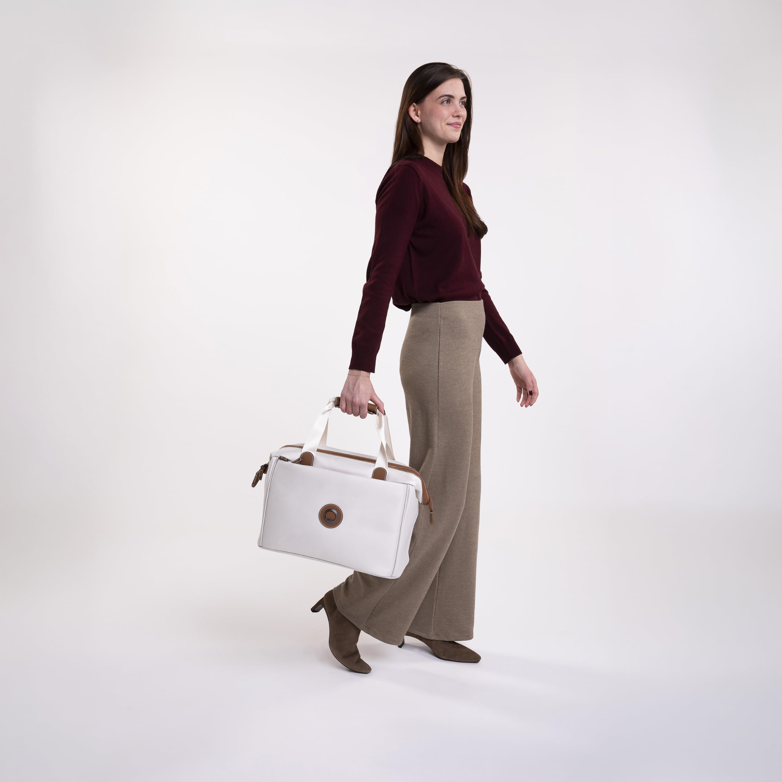 delsey-paris-chatelet-2-0-small-weekender-duffle-bag-recycled-twill-carry-on-wit image 2