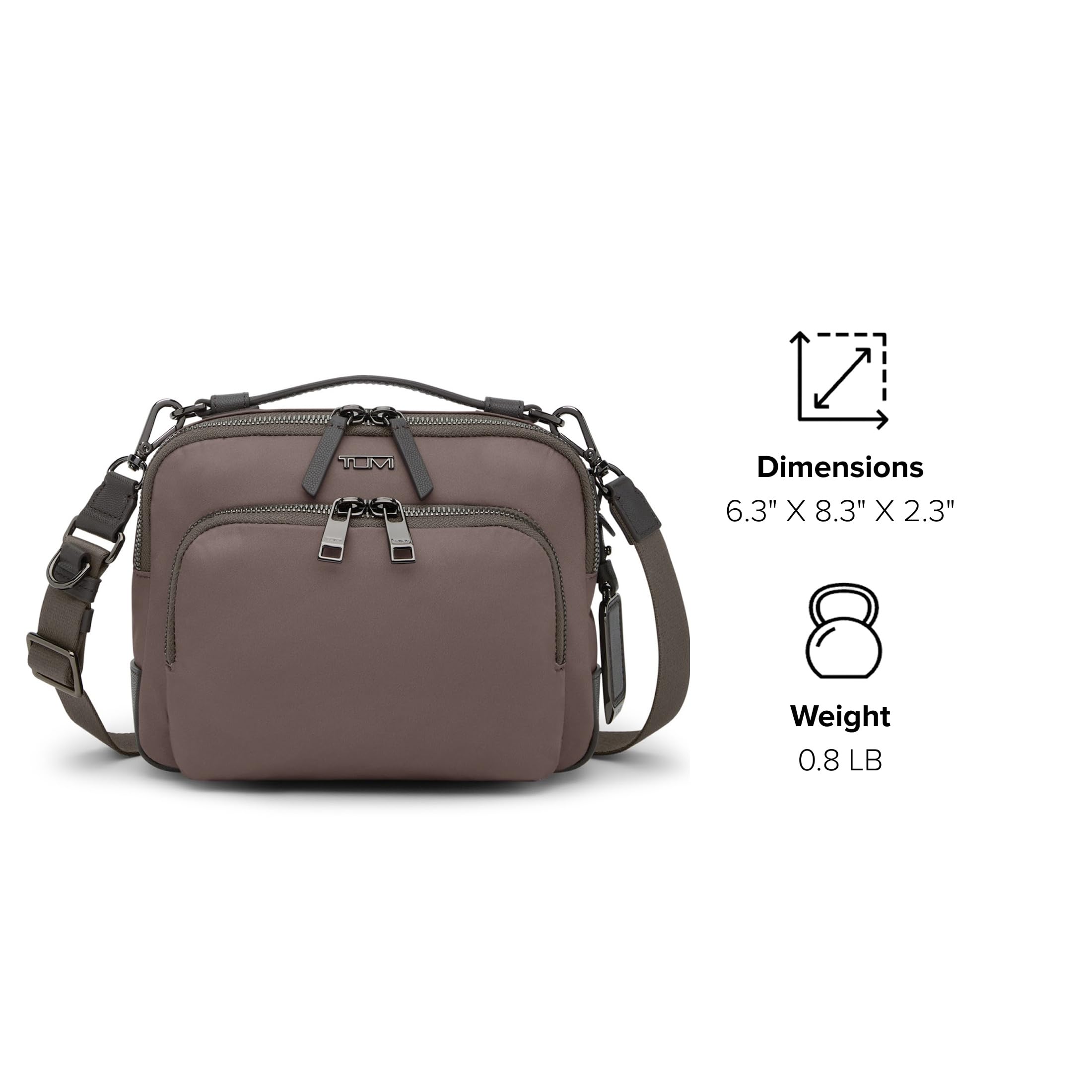 tumi-voyageur-teghan-crossbody-purse-women-s-compact-everyday-bag-with-leather-t image 7