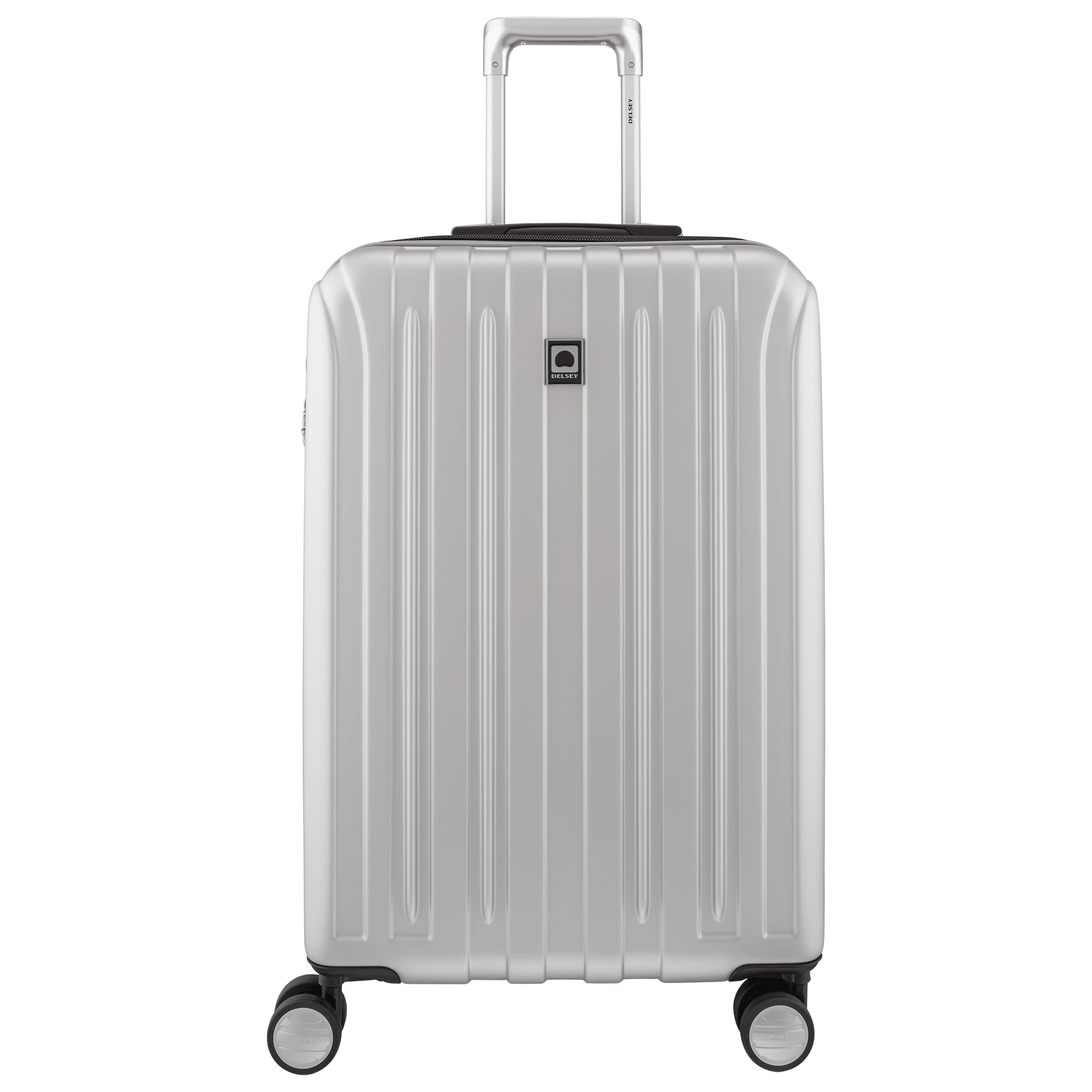 delsey-paris-helium-aero-25-inch-checked-hardside-expandable-spinner-luggage-sil image 1