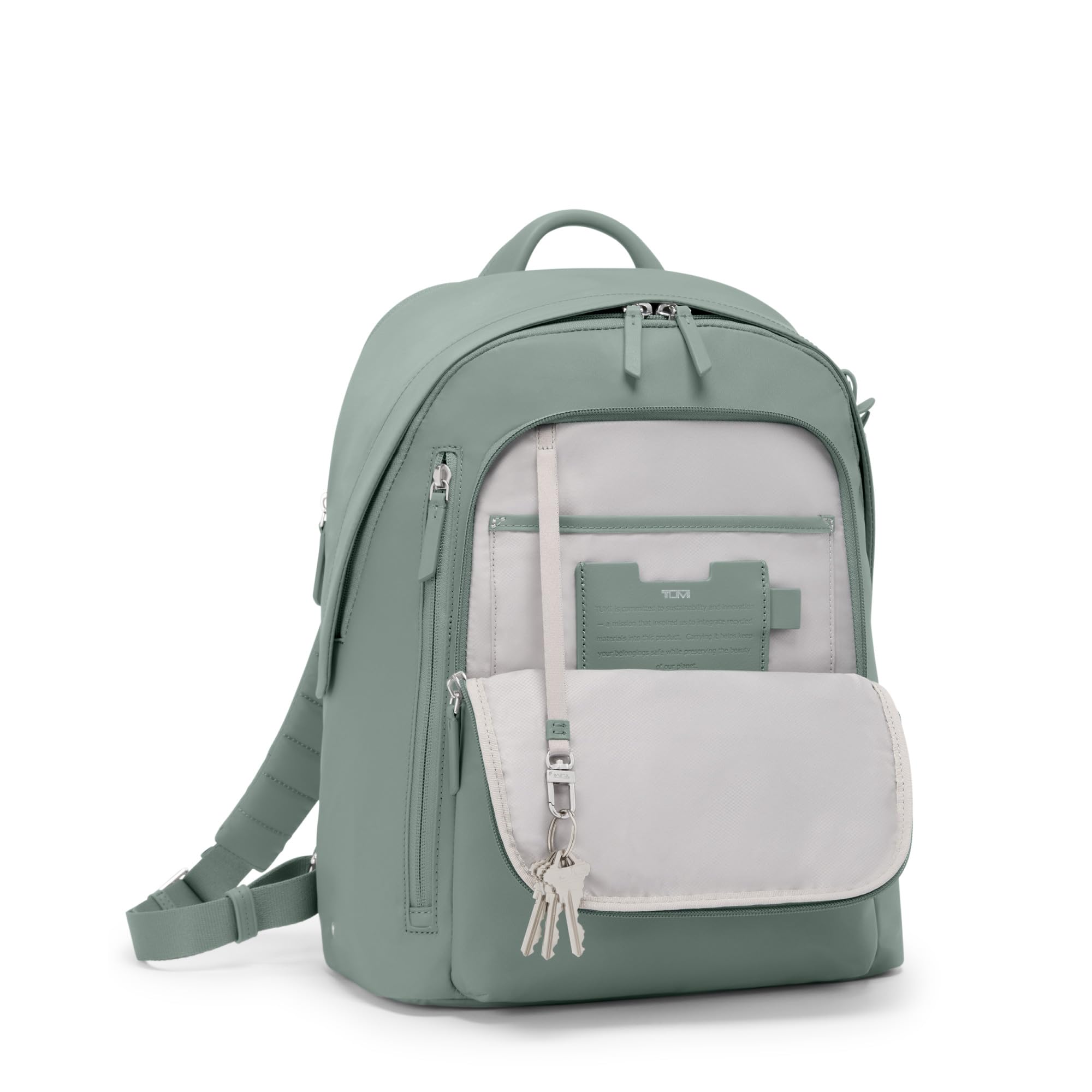 tumi-voyageur-halsey-backpack-women-s-nylon-travel-commute-backpack-for-14-lapto image 2