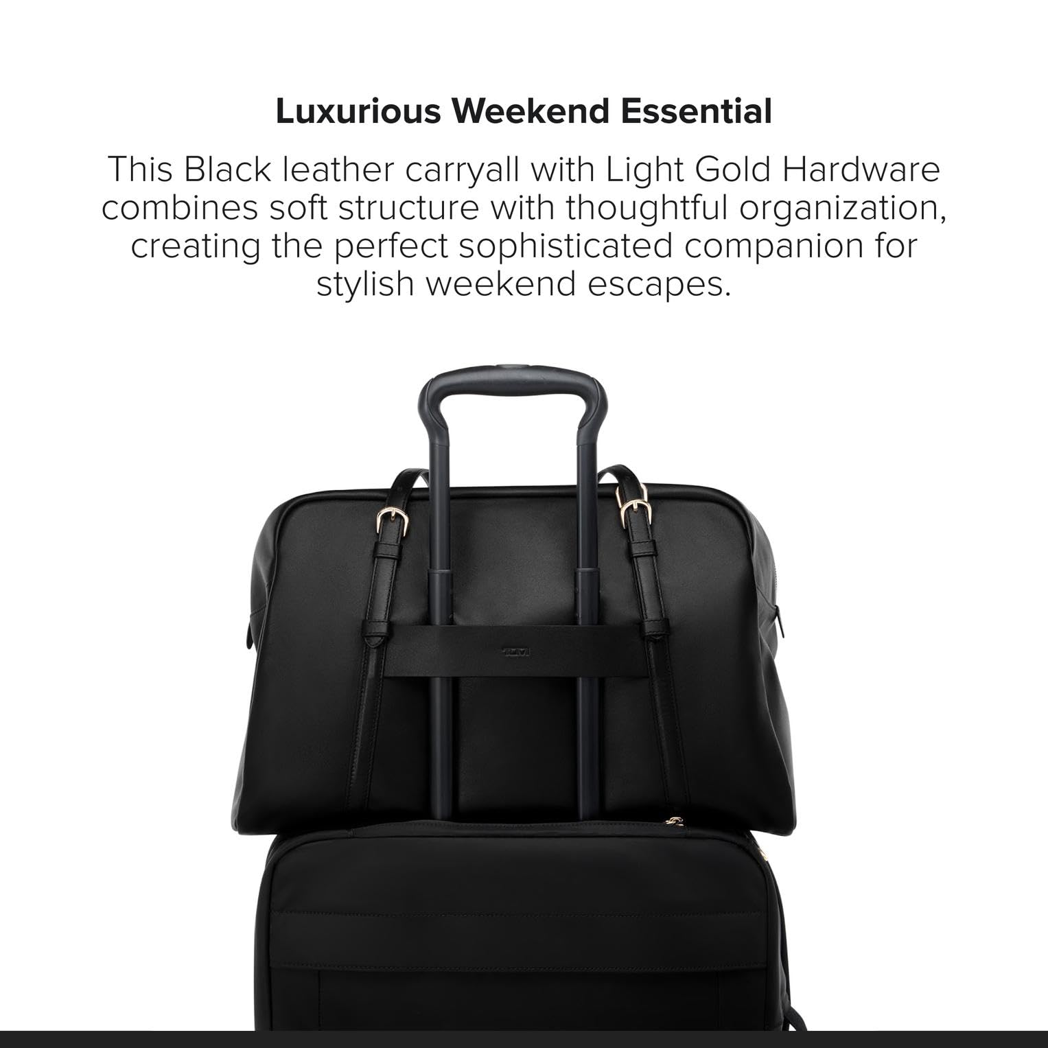 tumi-voyageur-oaklynn-weekender-women-s-leather-travel-everyday-carryall-bag-bla image 5