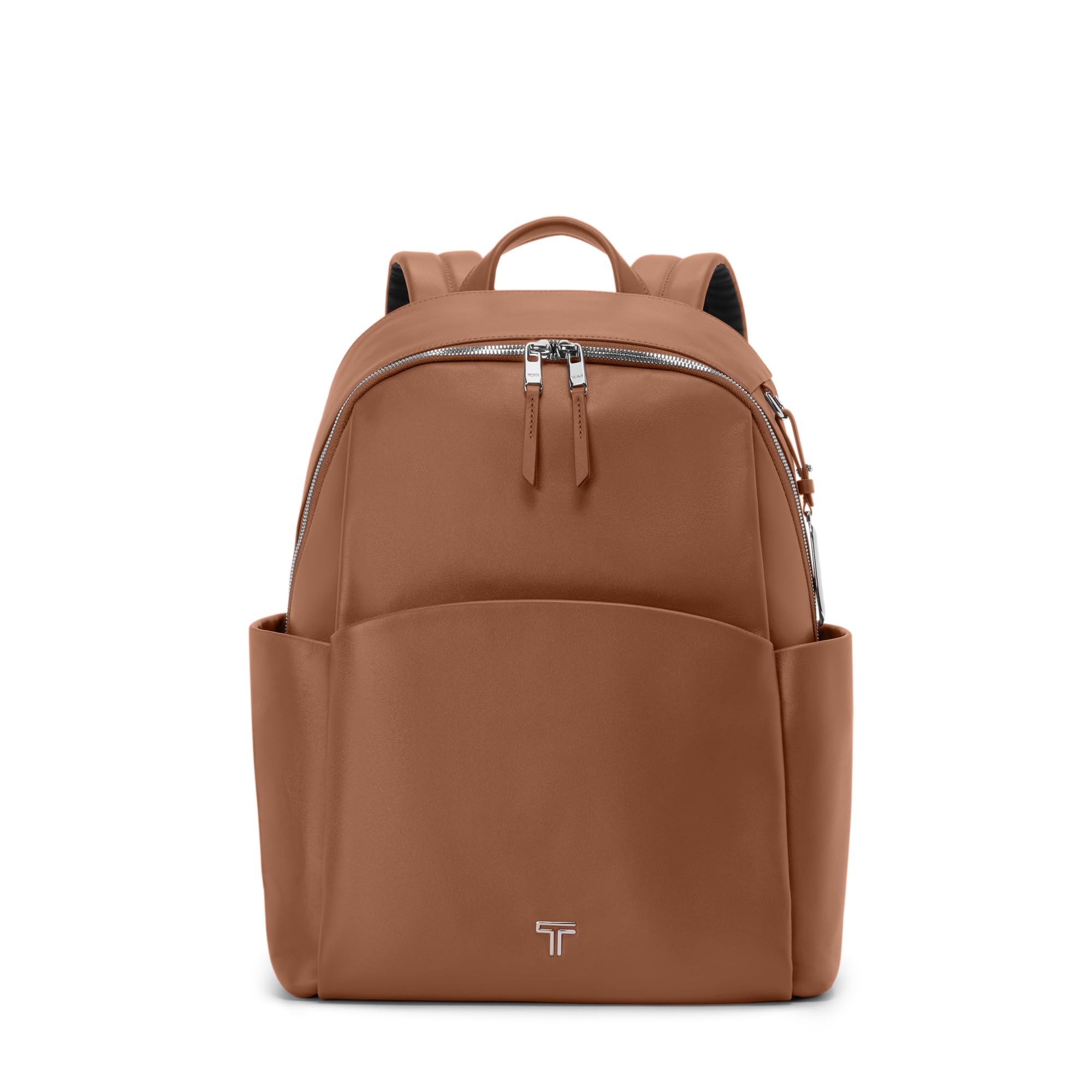 tumi-voyageur-raina-womens-premium-leather-backpack-rosewood-15-laptop-compartme image 2