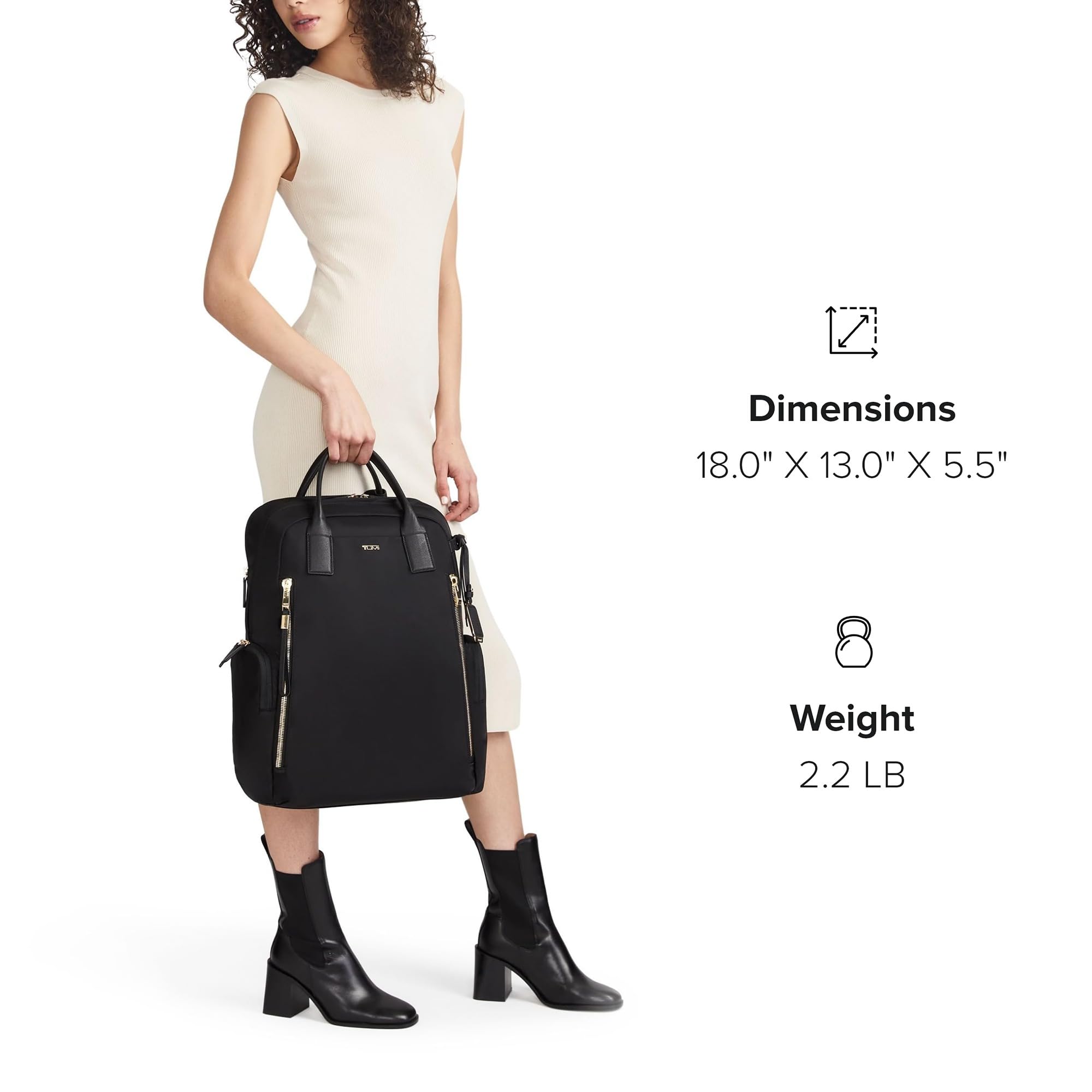 tumi-voyageur-atlanta-women-s-travel-commuter-backpack-black-with-gold-hardware- image 8