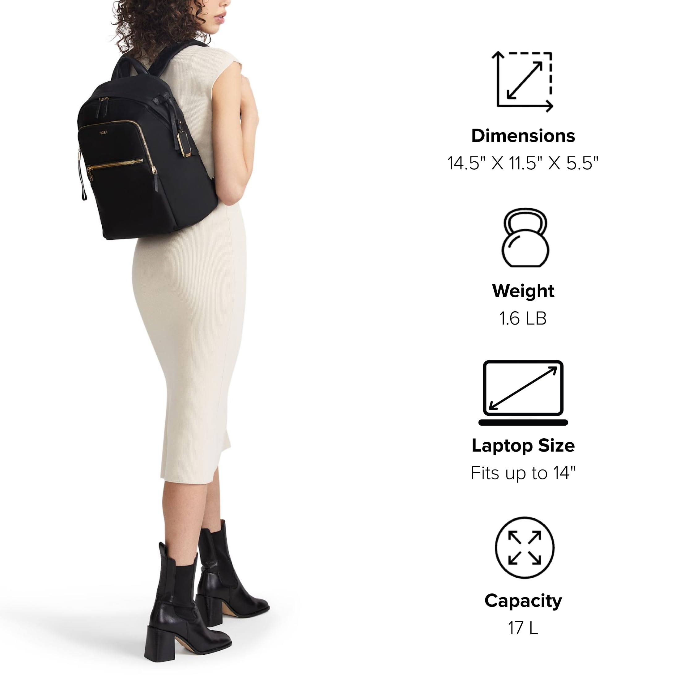 tumi-halsey-women-s-backpack-lightweight-everyday-travel-backpack-with-14-laptop image 7