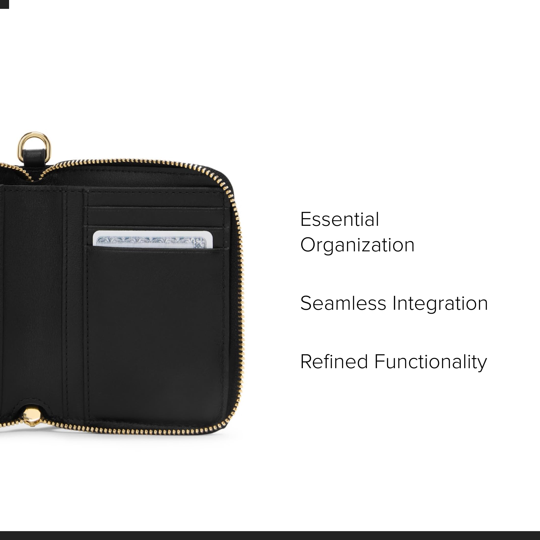 tumi-women-s-bifold-zip-around-wallet-6-card-pockets-zip-coin-pocket-d-ring-blac image 4