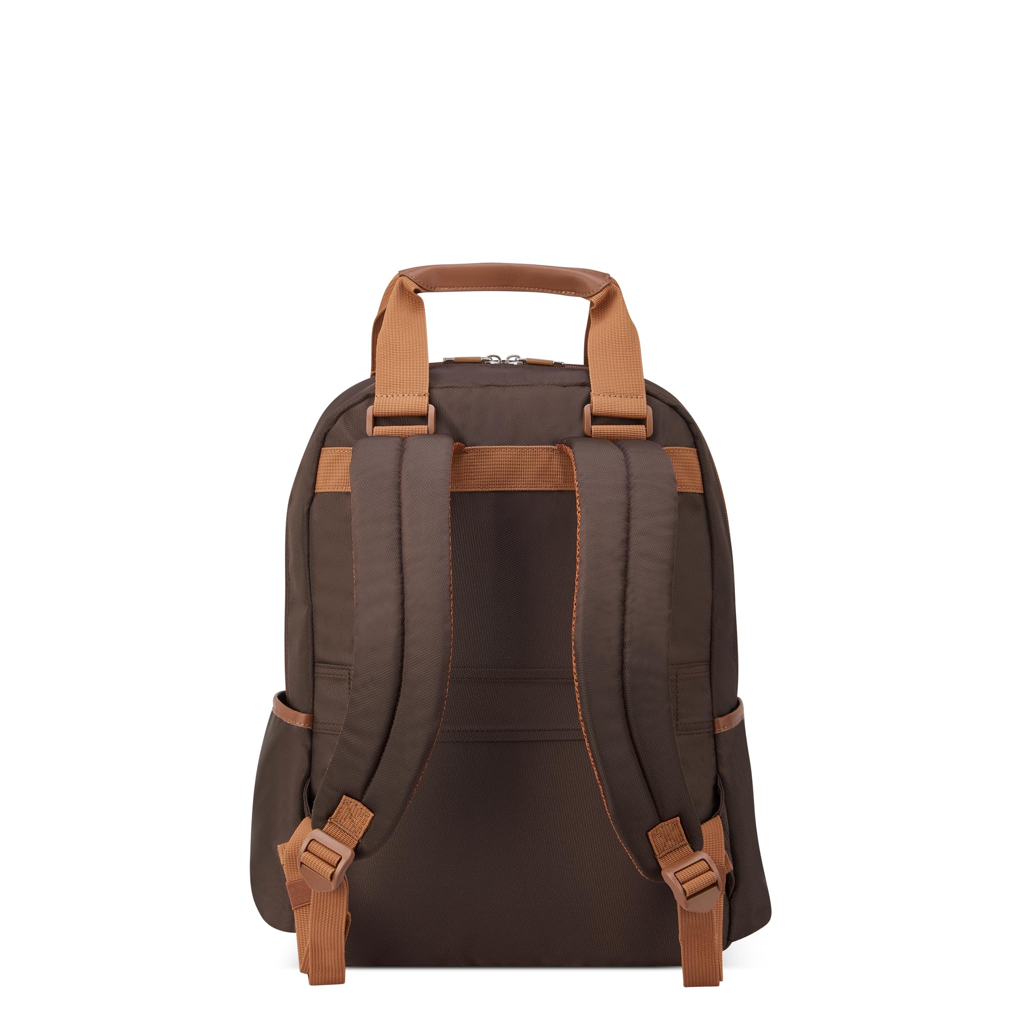 delsey-legere-laptop-travel-backpack-chocolate-brown-15-6-padded-laptop-sleeve-v image 4