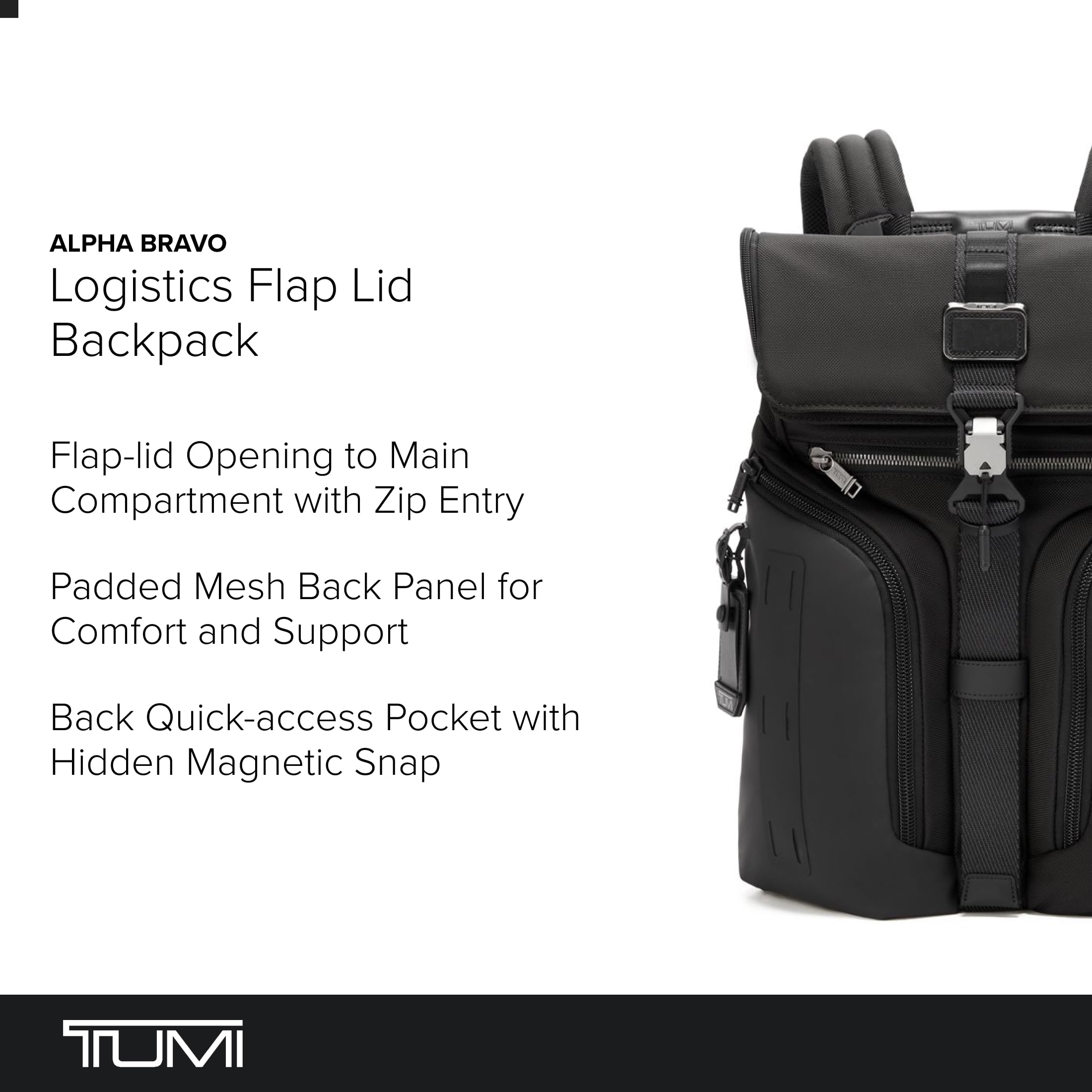 tumi-alpha-bravo-logistics-backpack-ballistic-nylon-15-laptop-commuter-travel-ba image 2