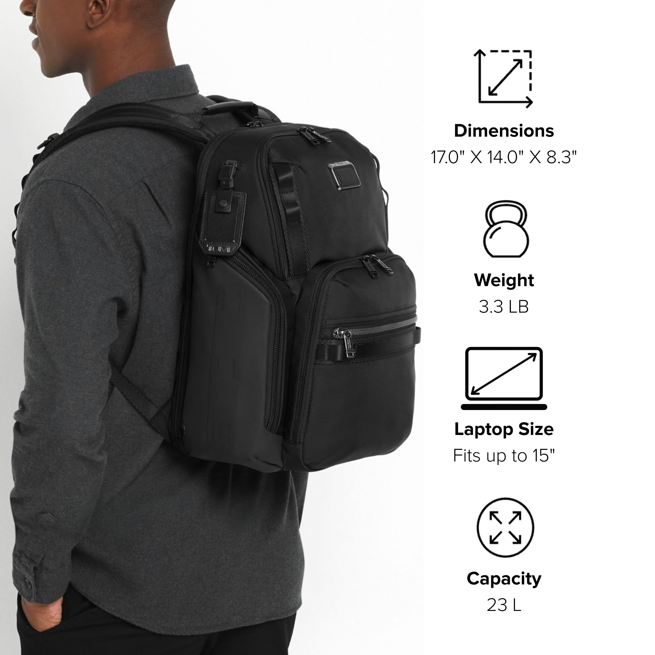 tumi-alpha-bravo-search-backpack-17-ballistic-nylon-laptop-backpack-for-work-tra image 7