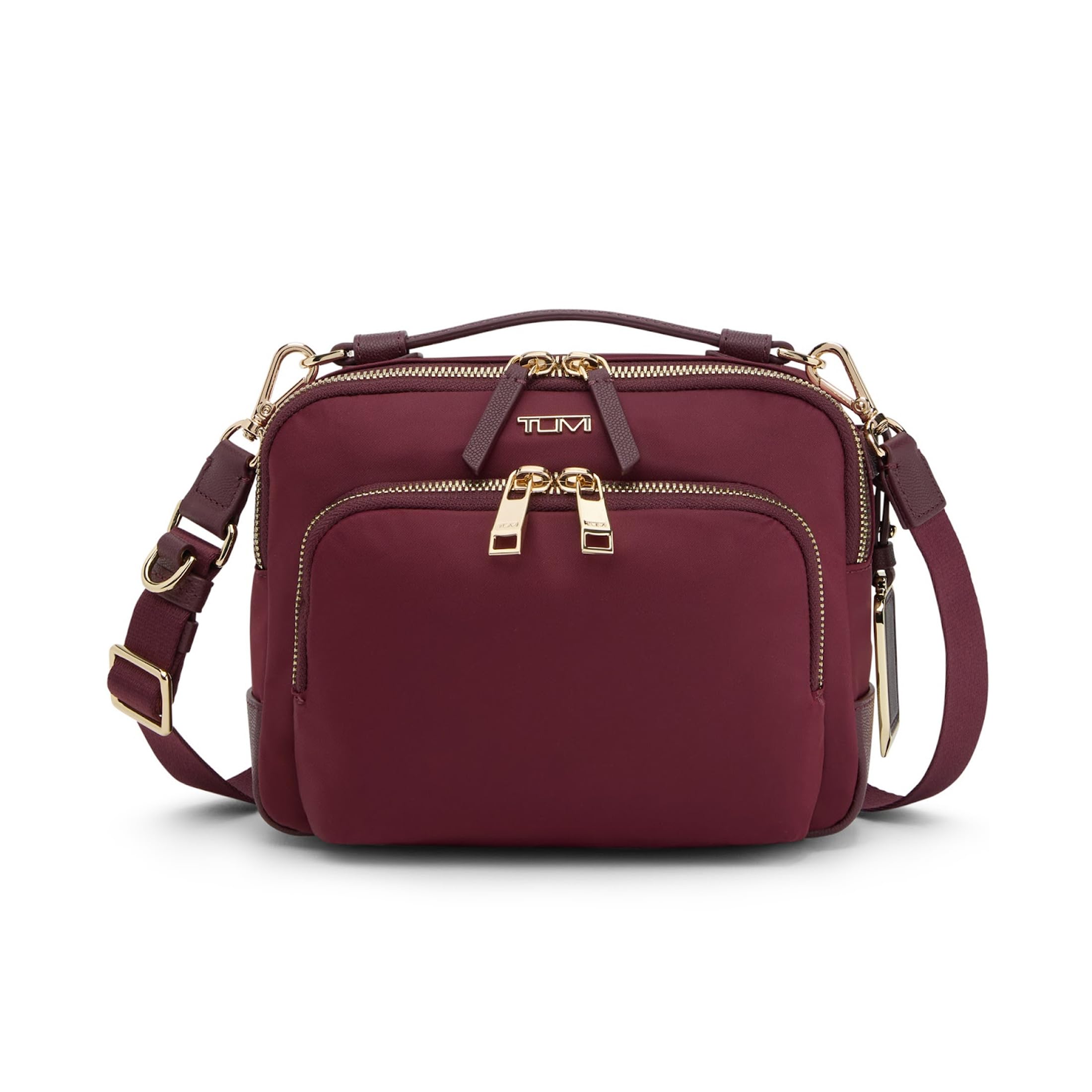 tumi-voyageur-teghan-crossbody-purse-women-s-compact-everyday-bag-with-leather-t image 8