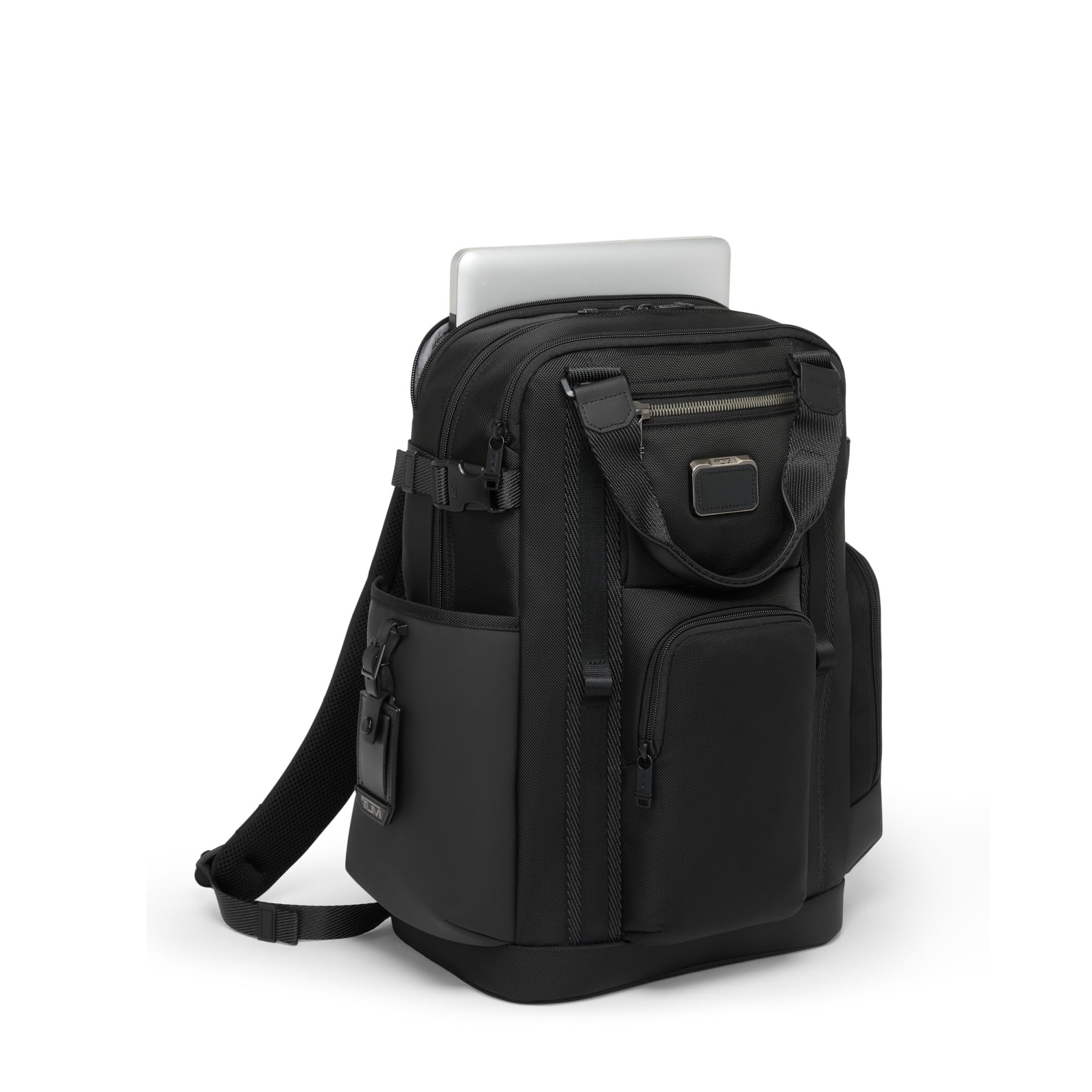 tumi-alpha-bravo-lejeune-convertible-tote-backpack-with-tuck-away-straps-black image 2