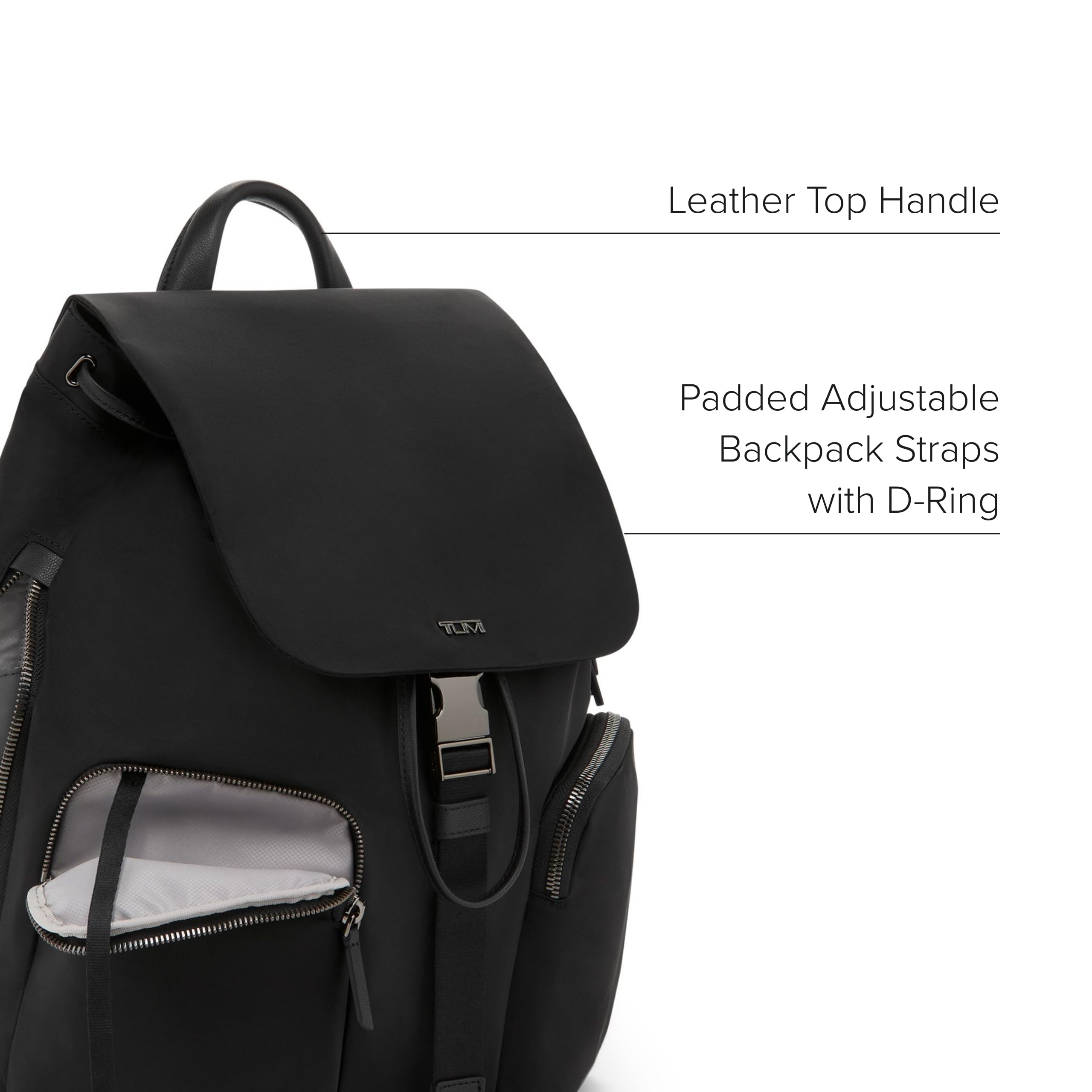 tumi-voyageur-ramsay-women-s-backpack-14-laptop-travel-work-bag-in-black-gunmeta image 4