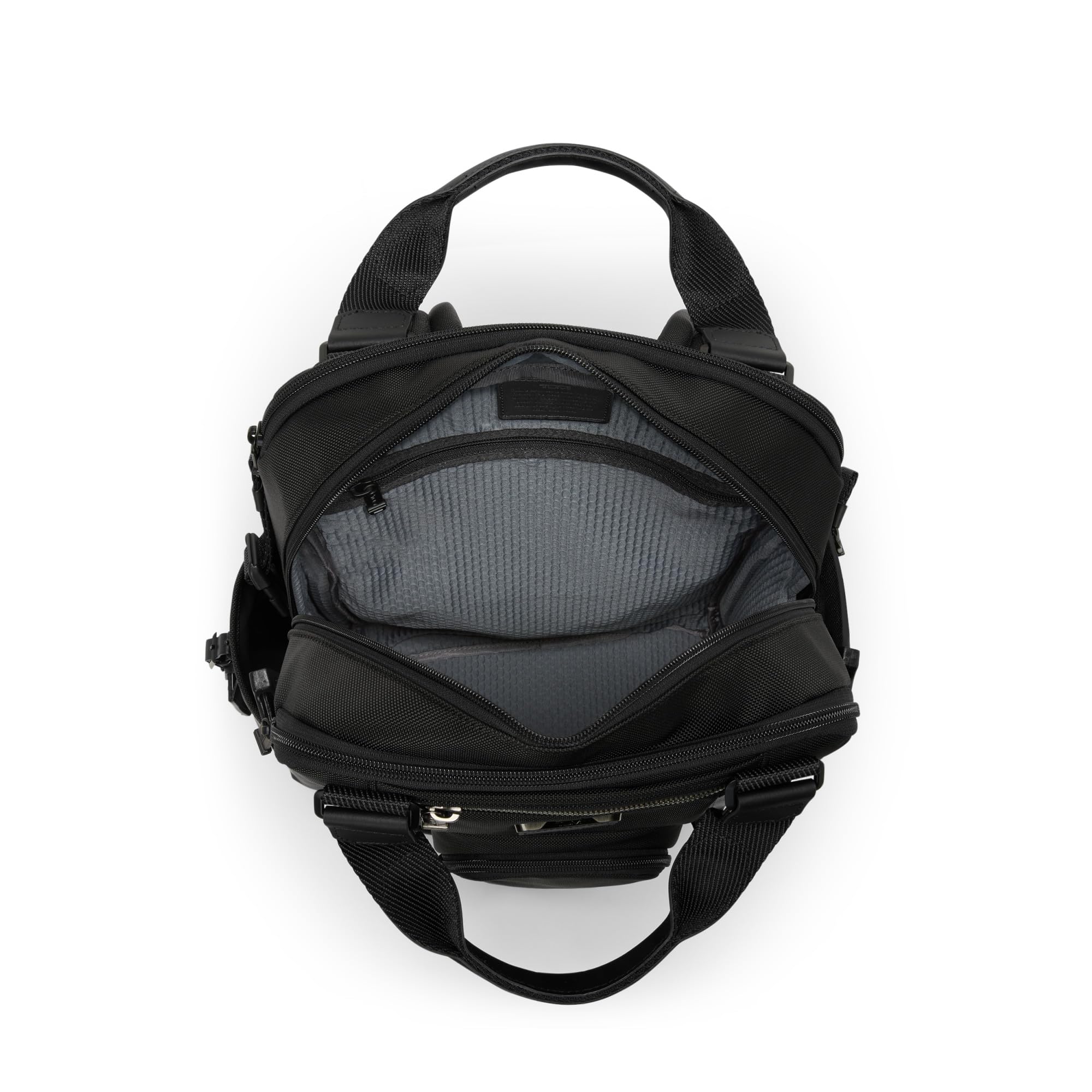 tumi-alpha-bravo-lejeune-convertible-tote-backpack-with-tuck-away-straps-black image 3