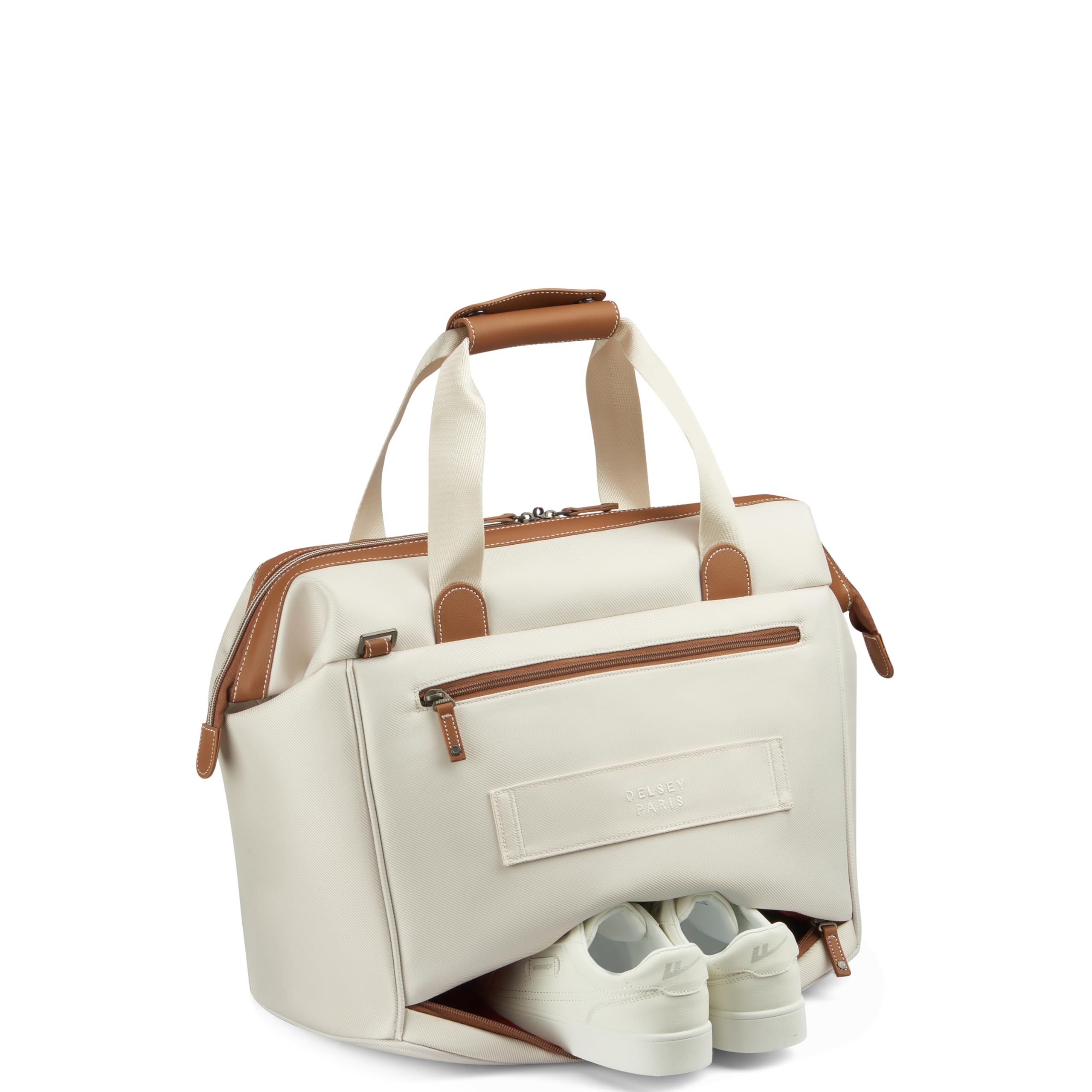 delsey-paris-chatelet-2-0-small-weekender-duffle-bag-recycled-twill-carry-on-wit image 7