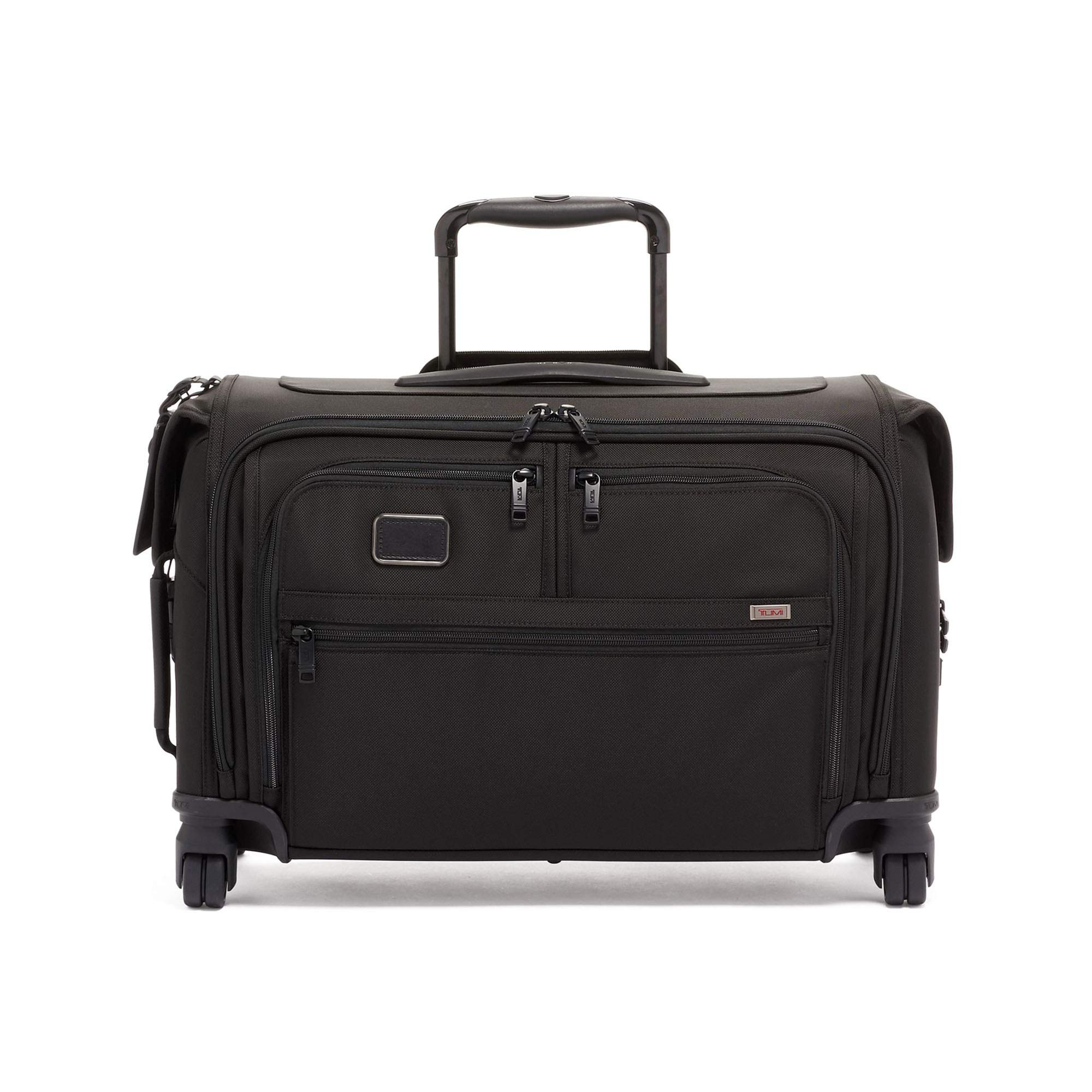 tumi-alpha-garment-4-wheeled-carry-on-luggage-22-inch-suit-bag-midnight-black image 4
