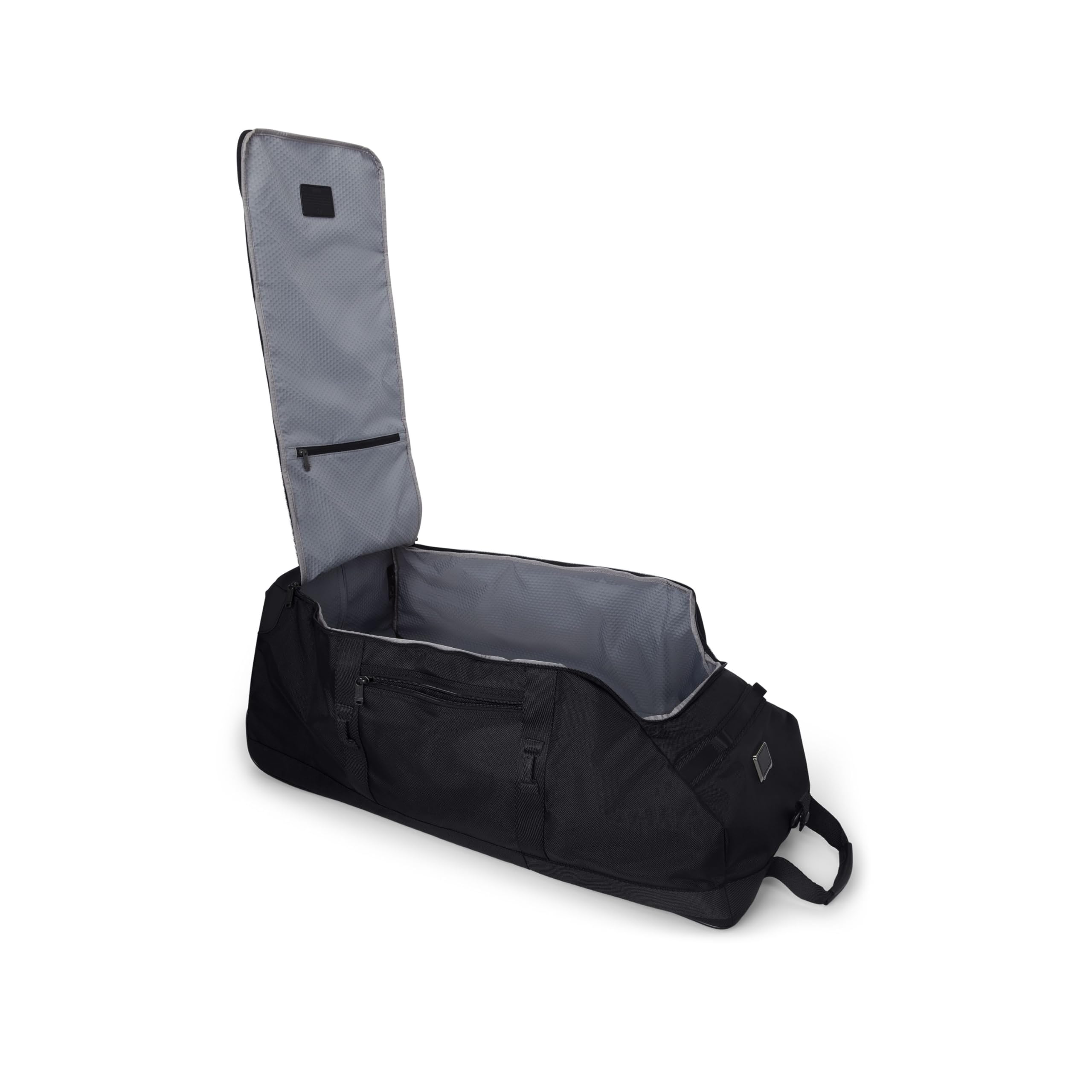 tumi-alpha-bravo-collapsible-duffel-85l-black-ballistic-nylon-travel-duffel-bag- image 2