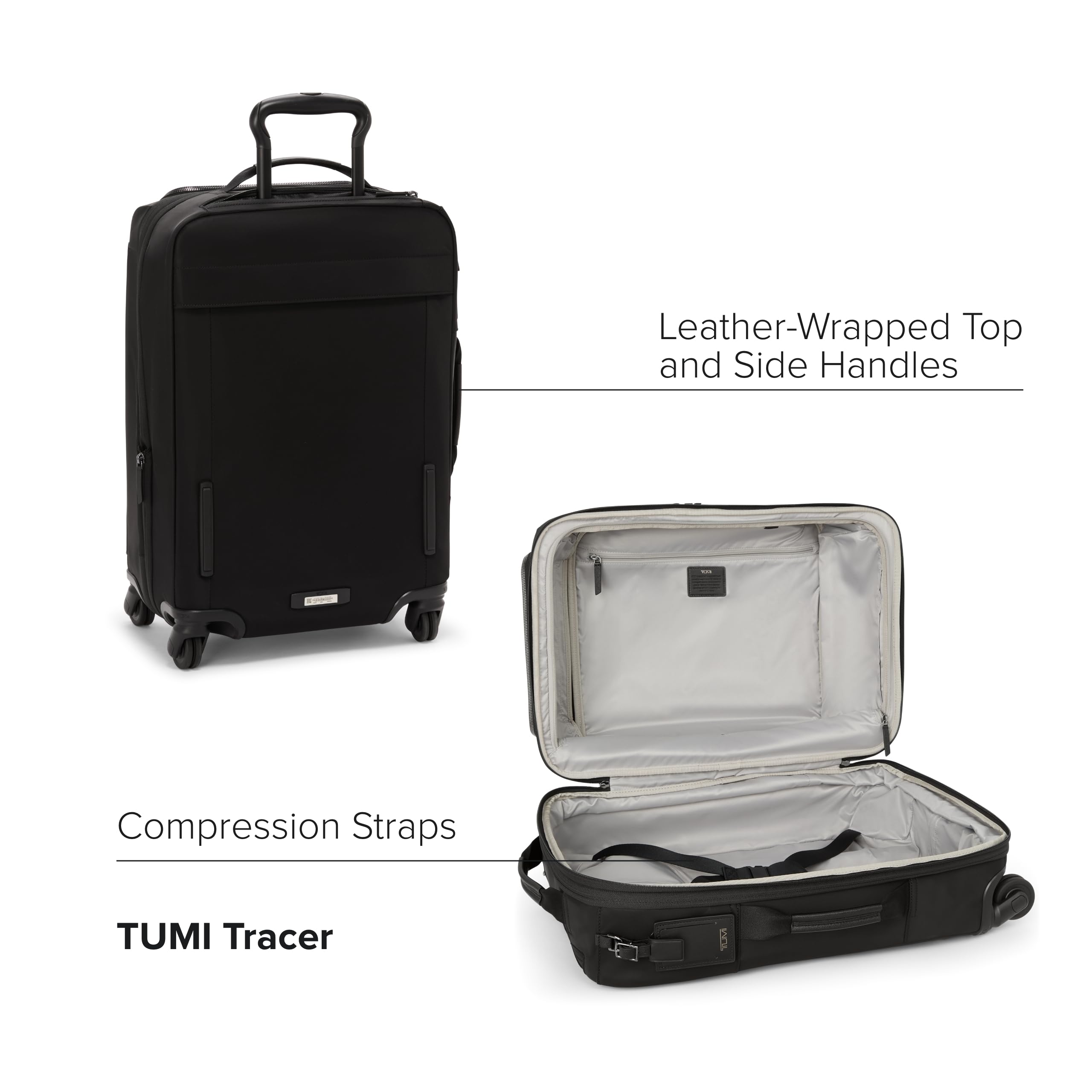 tumi-voyageur-leger-21-8-dual-access-expandable-4-wheeled-carry-on-suitcase-blac image 3