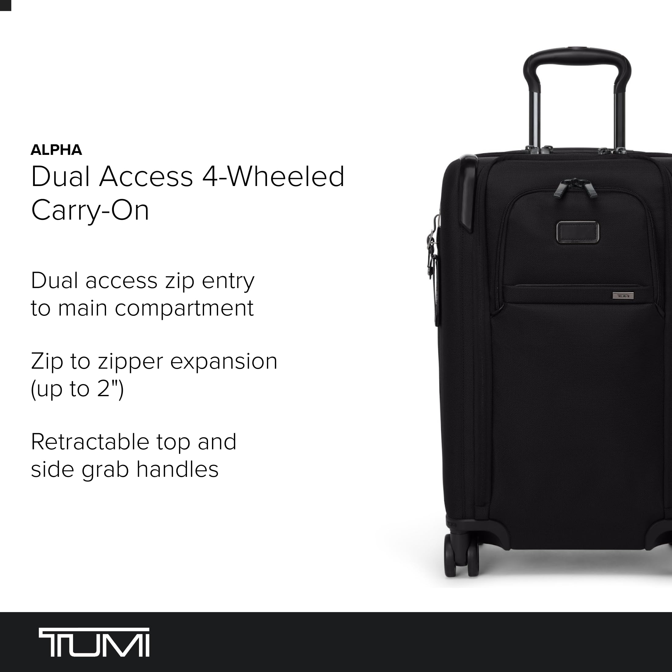 tumi-alpha-dual-access-expandable-carry-on-luggage-ballistic-nylon-suitcase-with image 2