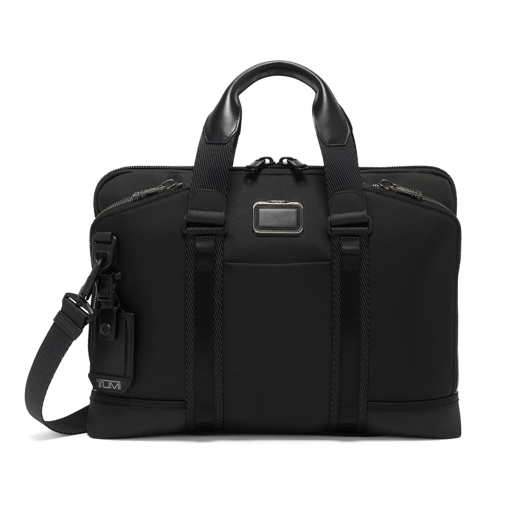 tumi-alpha-bravo-academy-brief-slim-15-laptop-briefcase-black image 1