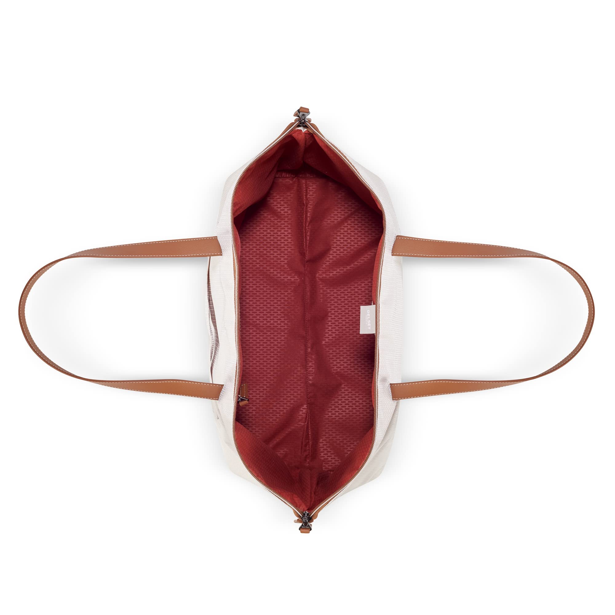 delsey-paris-chatelet-air-2-0-women-s-tote-bag-leather-like-accents-champagne-co image 7