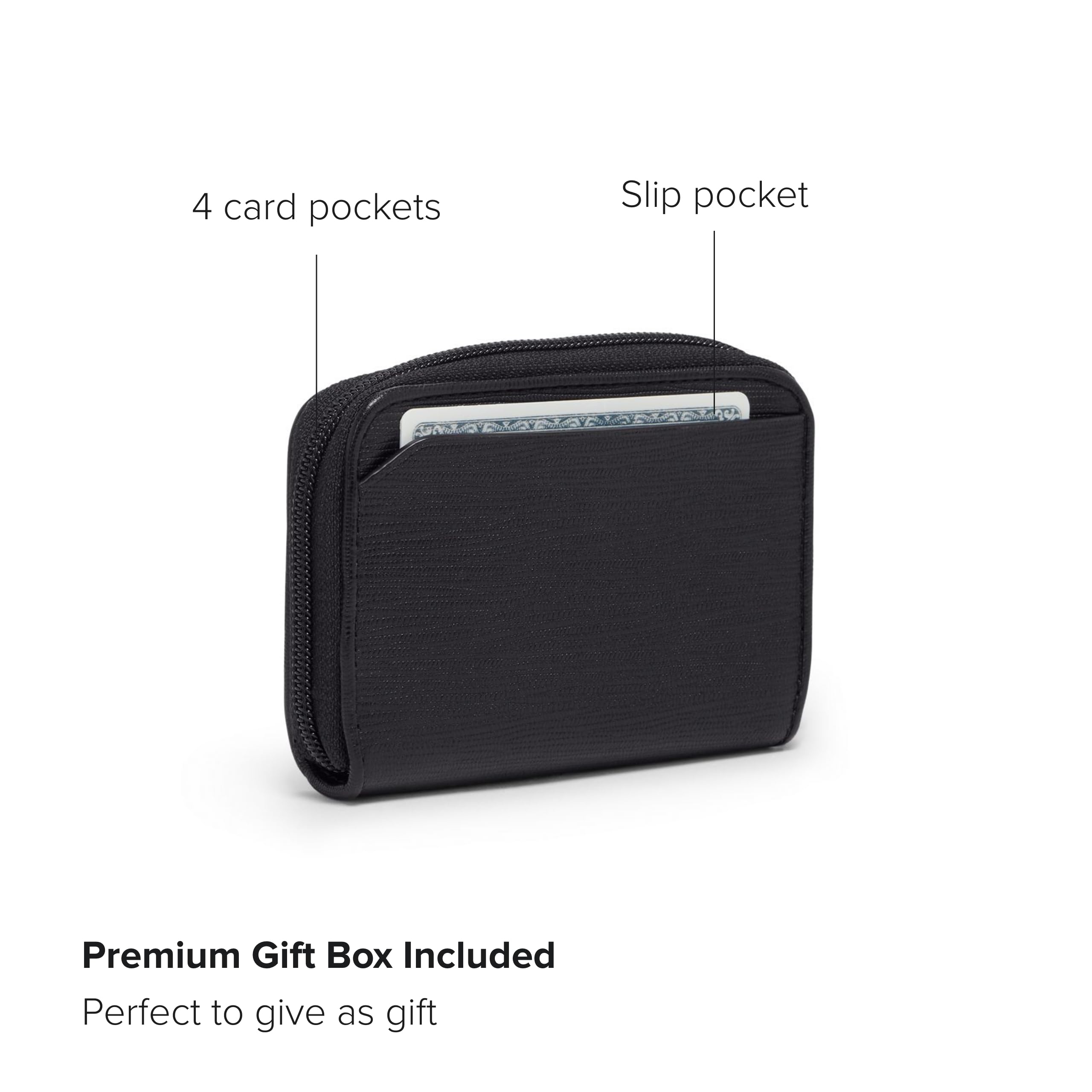 tumi-nassau-zip-around-leather-card-case-secure-black-card-wallet-for-men-women image 3