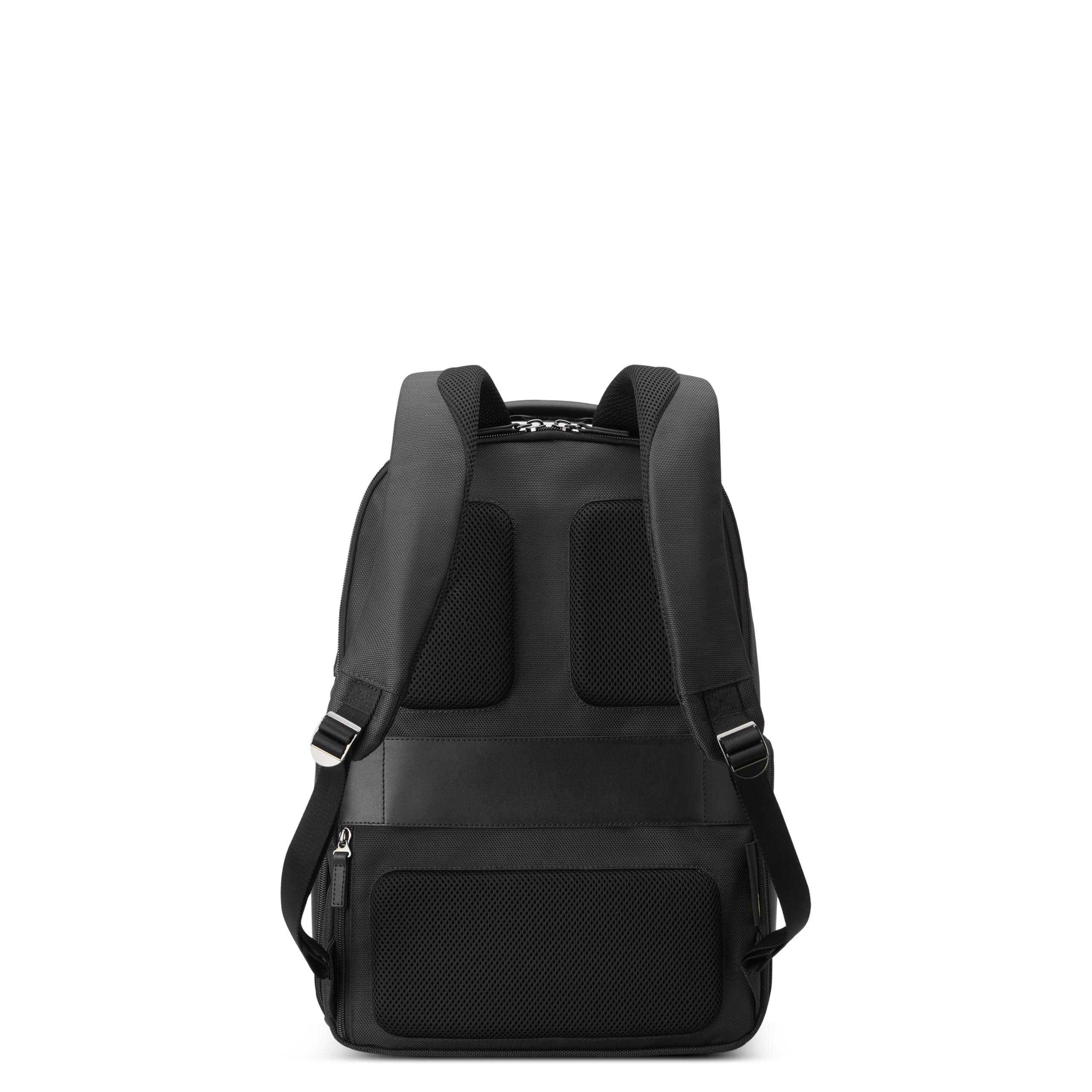 delsey-wagram-15-6-inch-laptop-travel-backpack-ballistic-nylon-with-leather-acce image 3