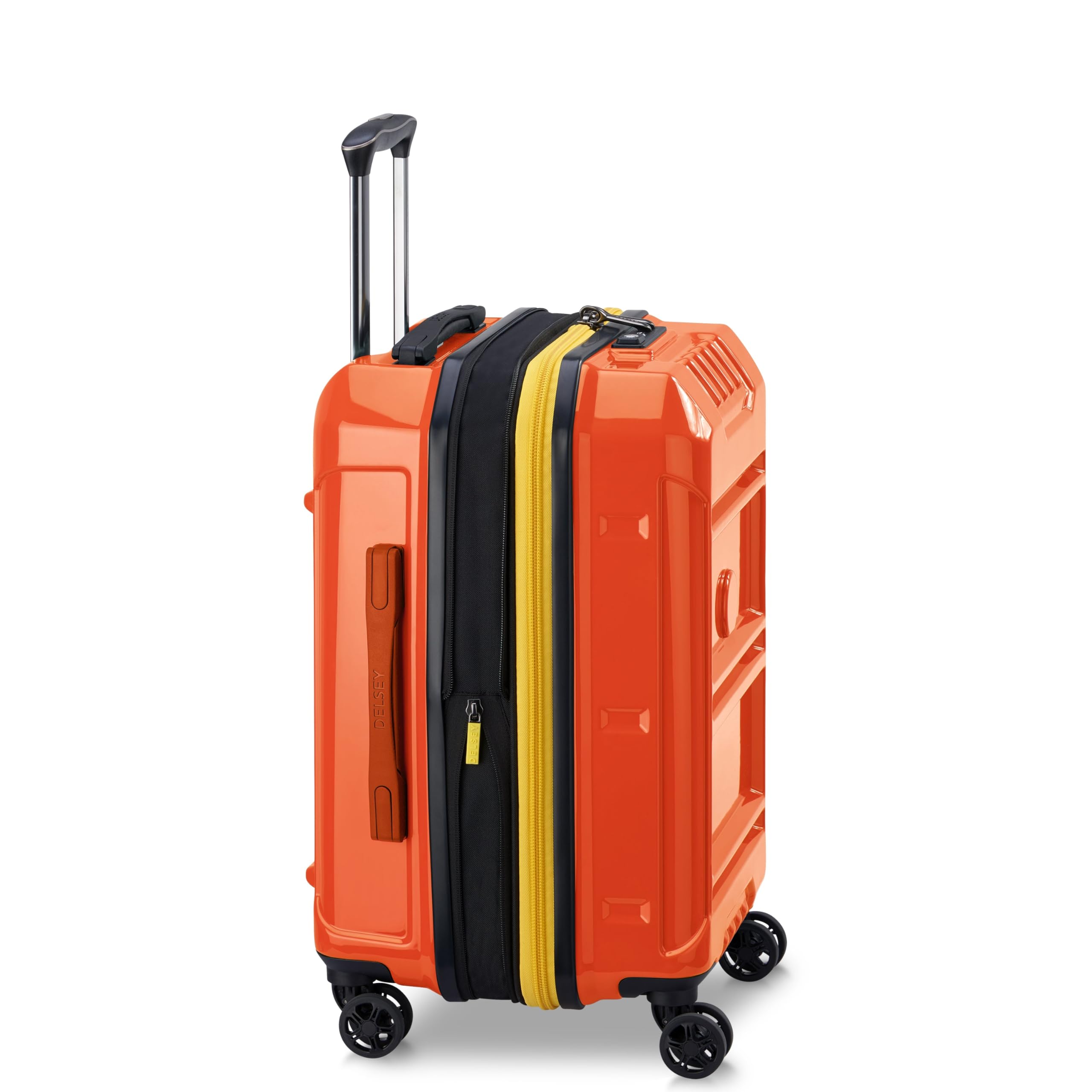 delsey-paris-rempart-19-inch-hardside-expandable-carry-on-spinner-luggage-orange image 6