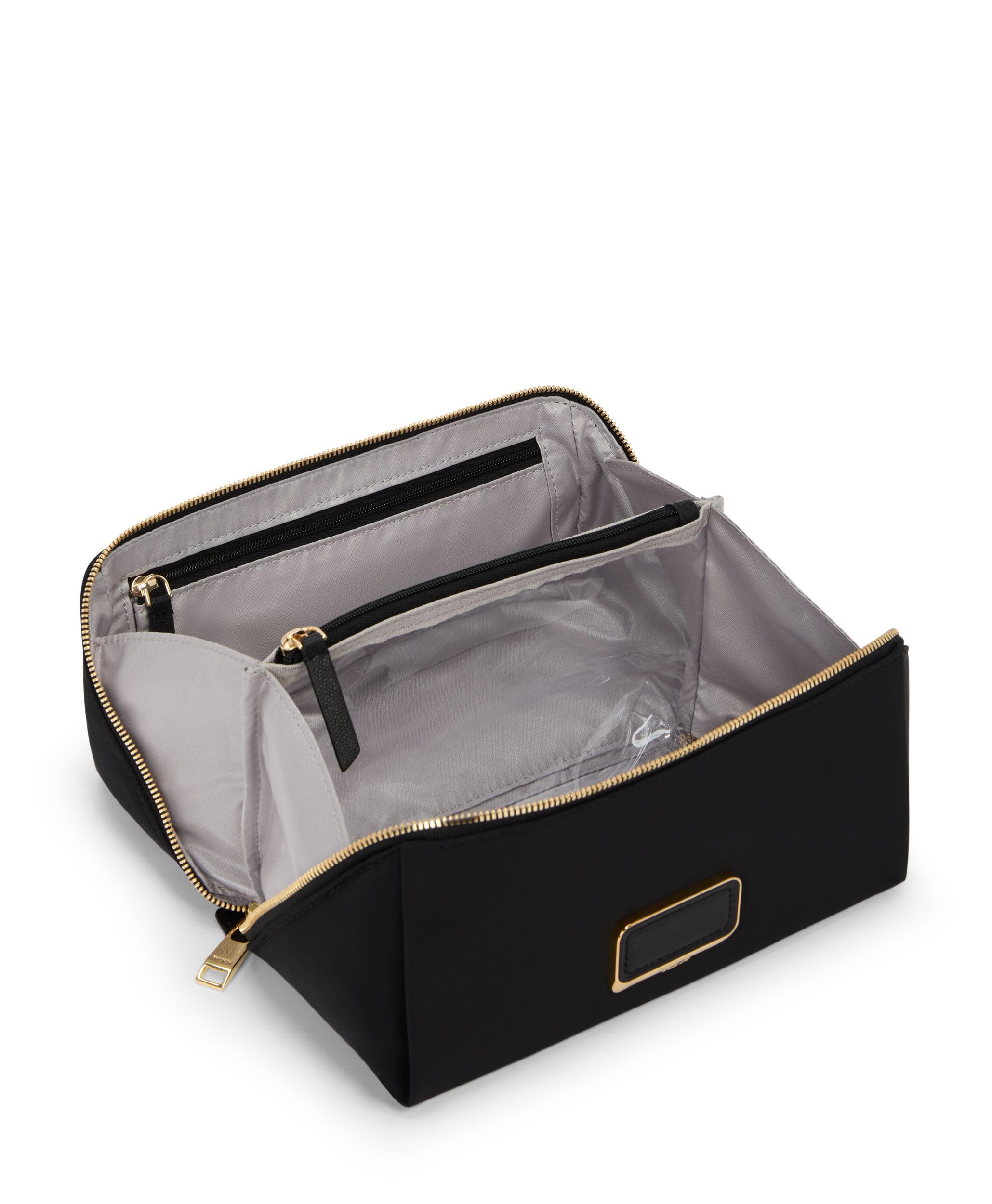 tumi-womens-dallas-cosmetic-bag-lay-flat-travel-toiletry-case-with-wipeable-lini image 2