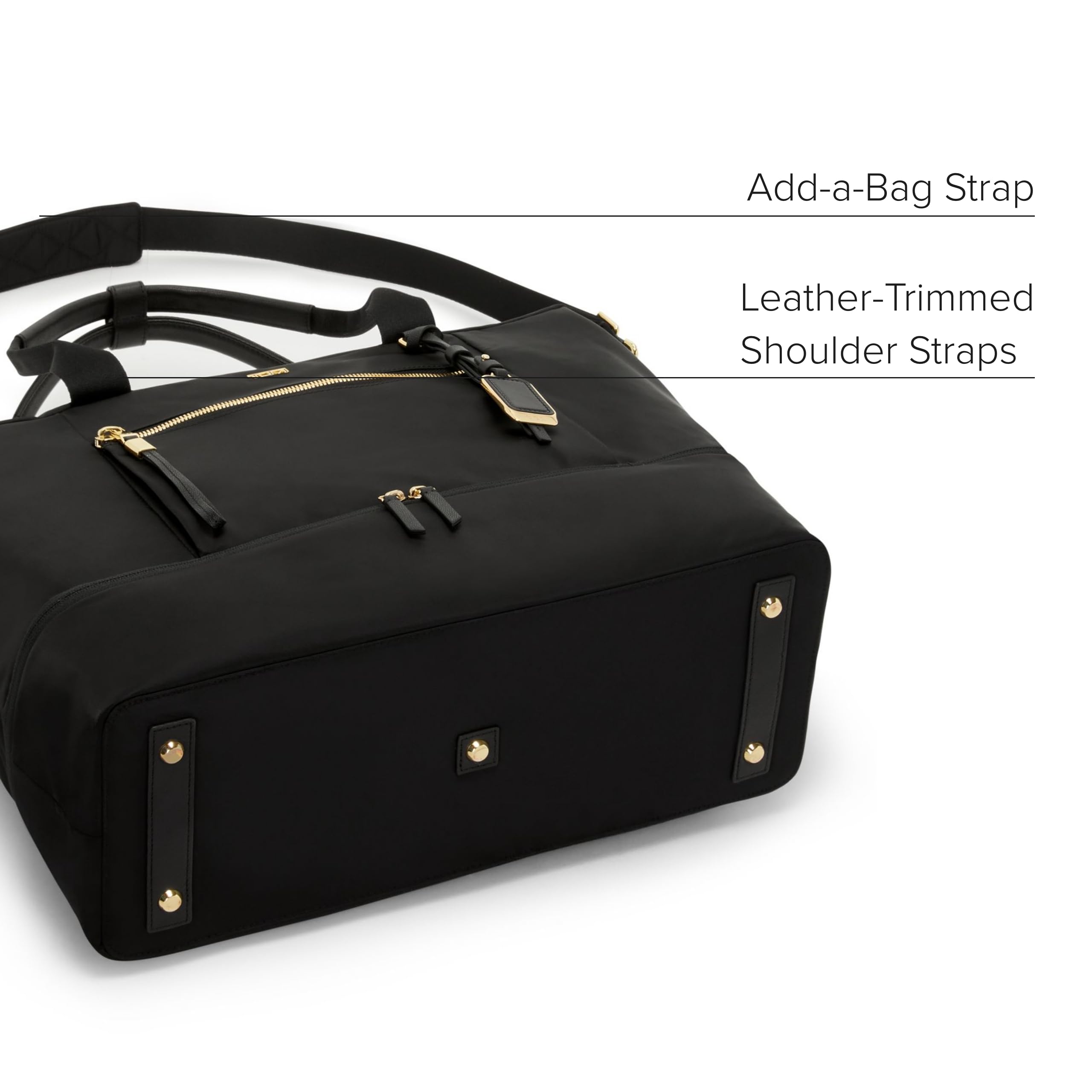 tumi-contine-women-s-weekender-duffel-bag-with-two-compartment-zip-divider-conve image 4