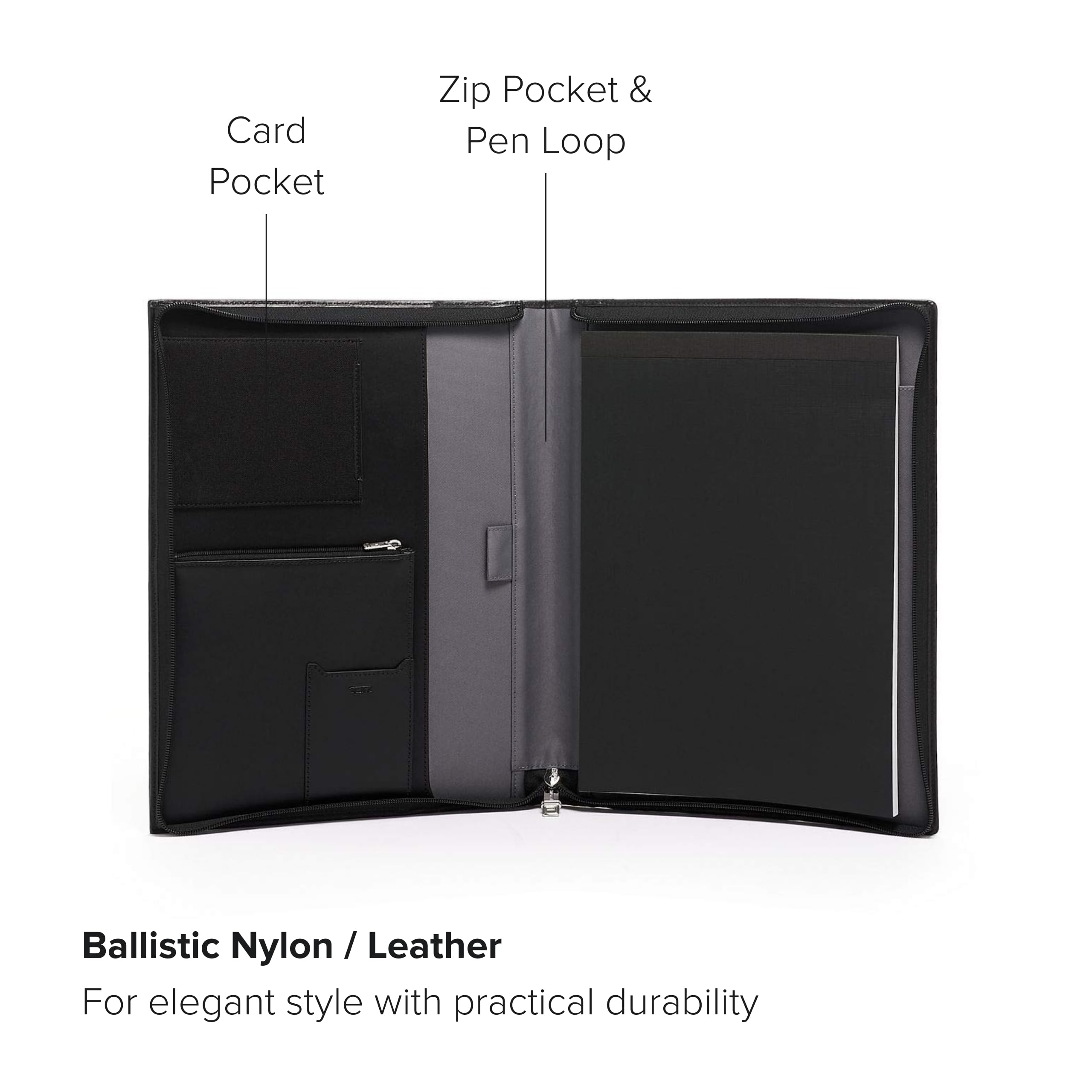 tumi-alpha-zip-around-letter-pad-ballistic-nylon-notebook-case-with-card-zip-med image 3