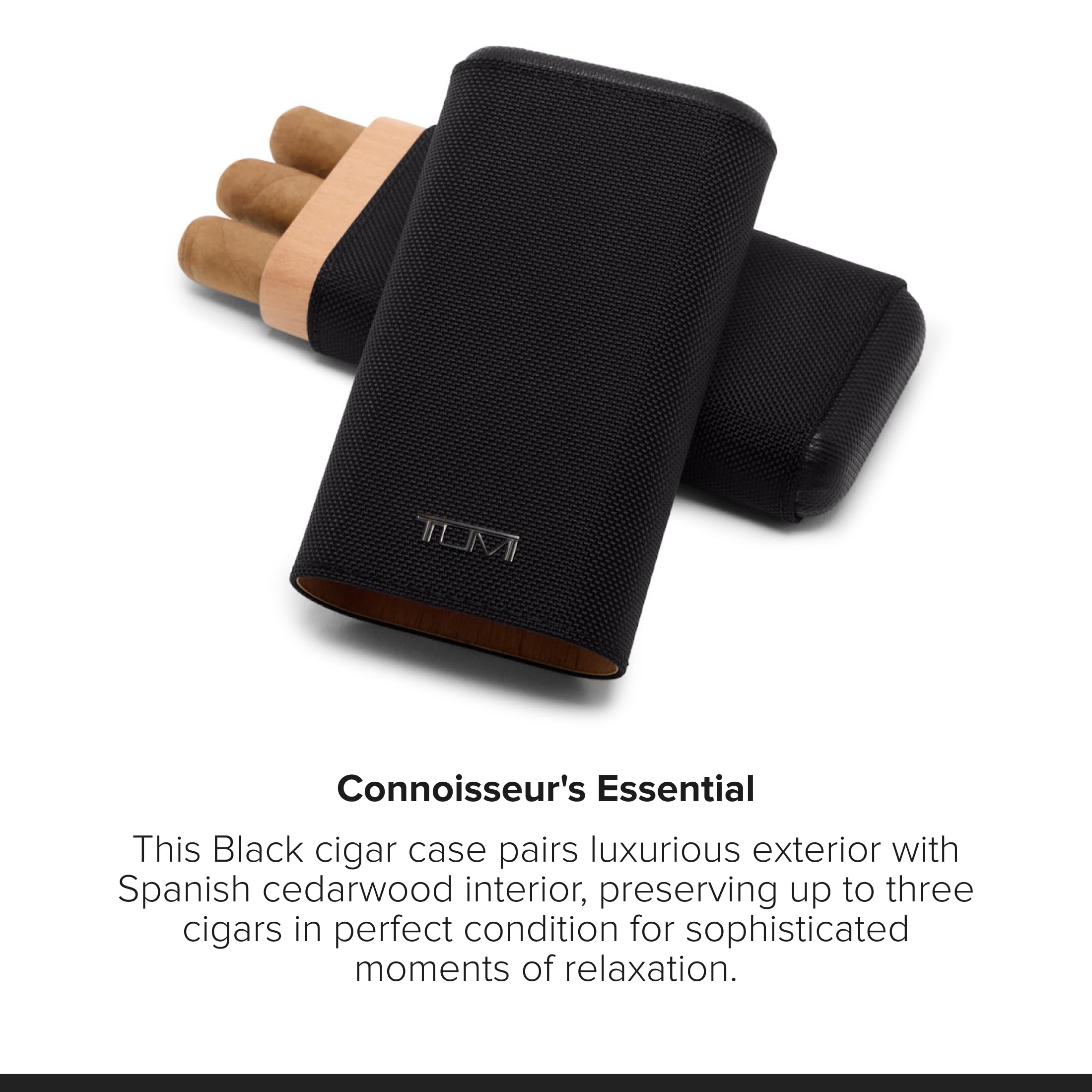 tumi-travel-accessories-cigar-case-holds-3-cigars-spanish-cedarwood-interior-bla image 5
