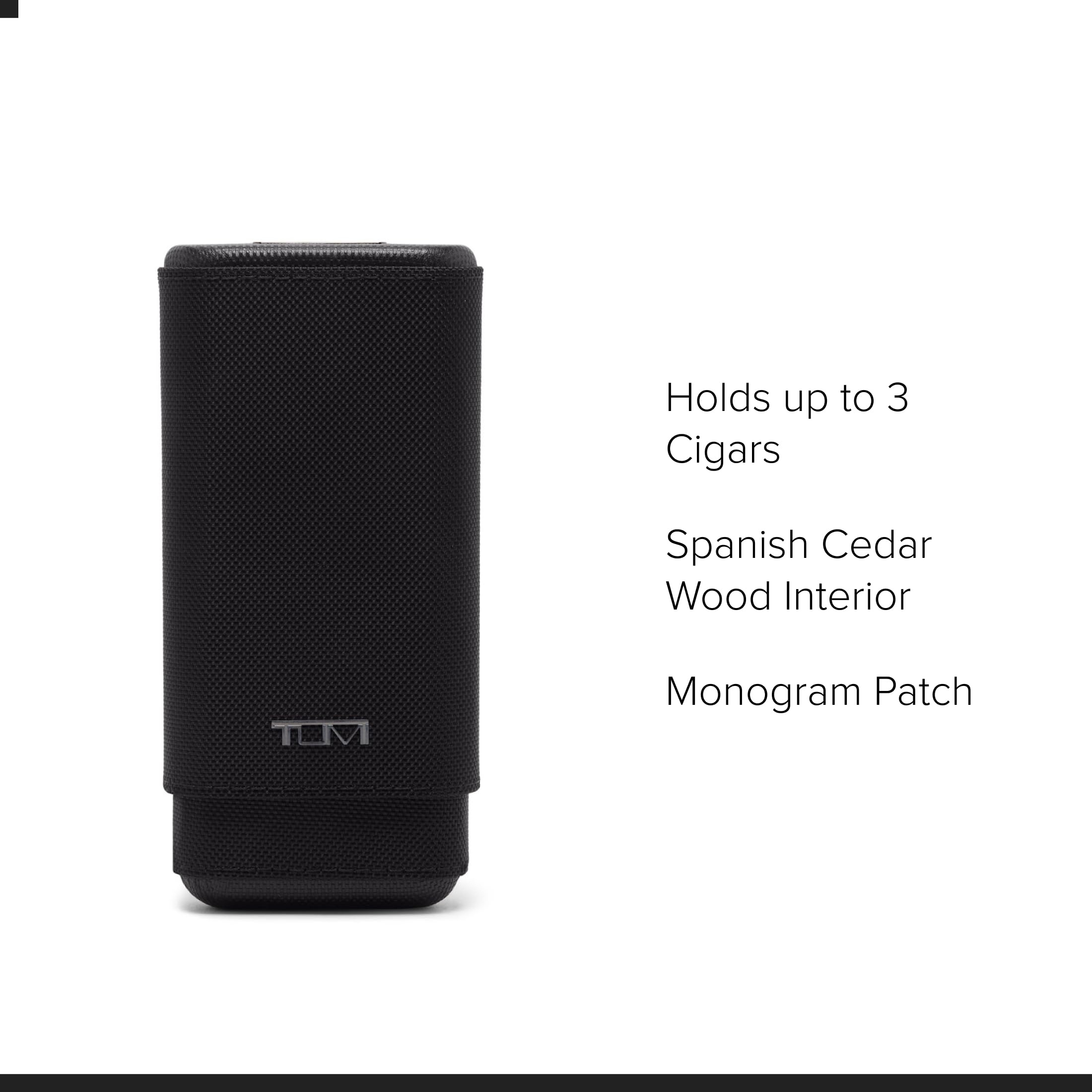 tumi-travel-accessories-cigar-case-holds-3-cigars-spanish-cedarwood-interior-bla image 3